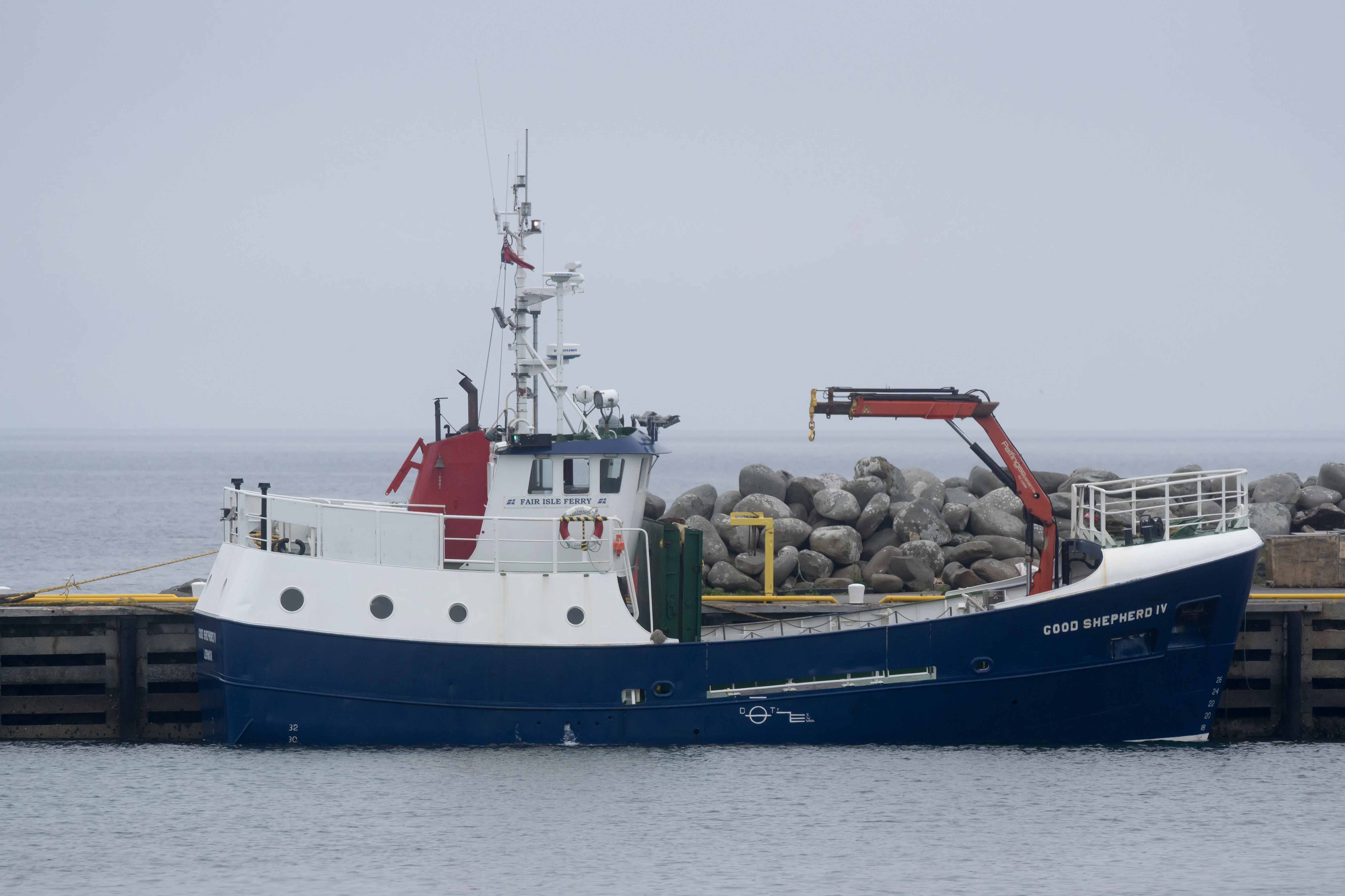 The Fair Isle Ferry, Shetland, UK — photo by Jim Bennett