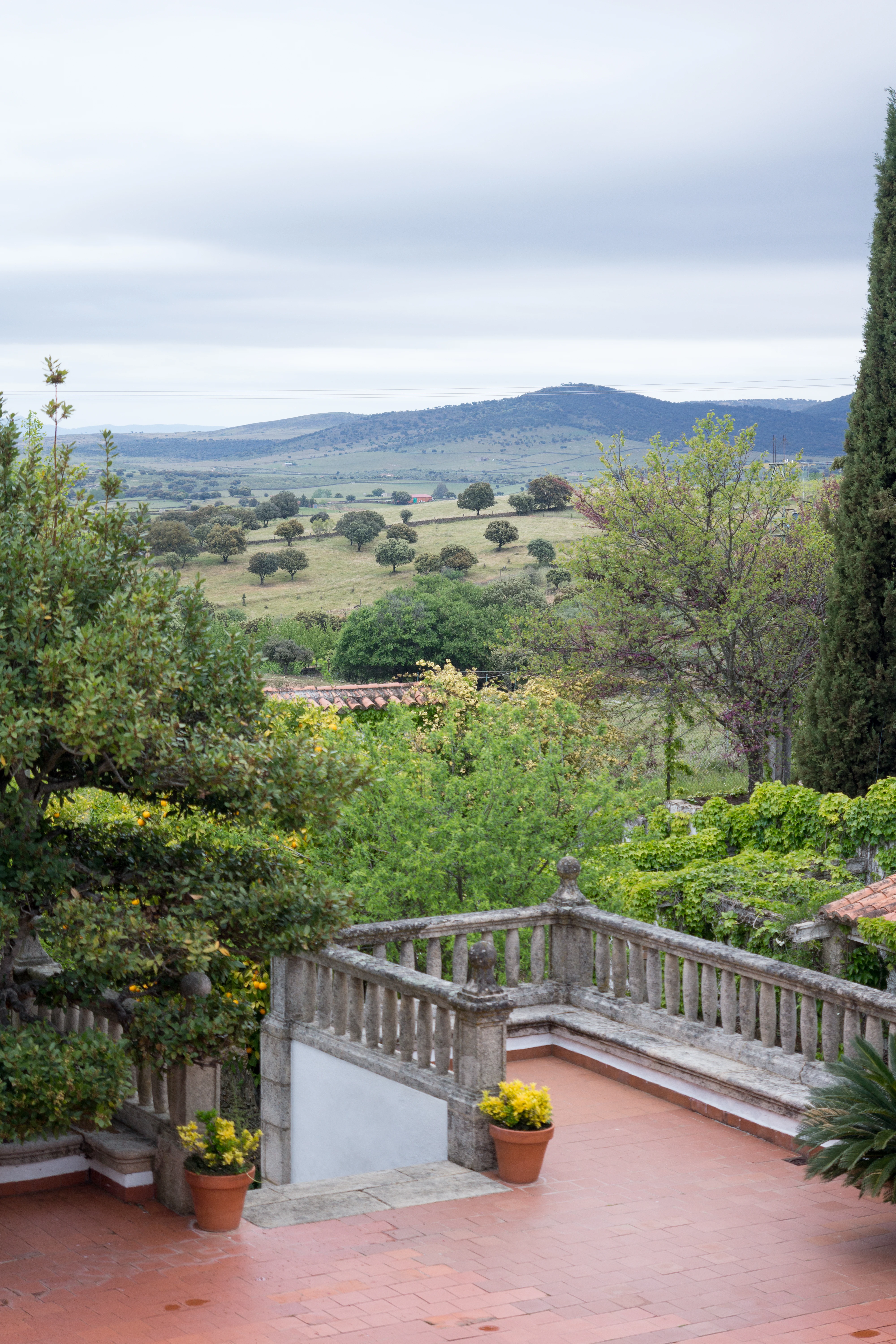 View from our hotel, Vinas Las Torres, Trujillo, Extremadura, Spain — photo by Jim Bennett