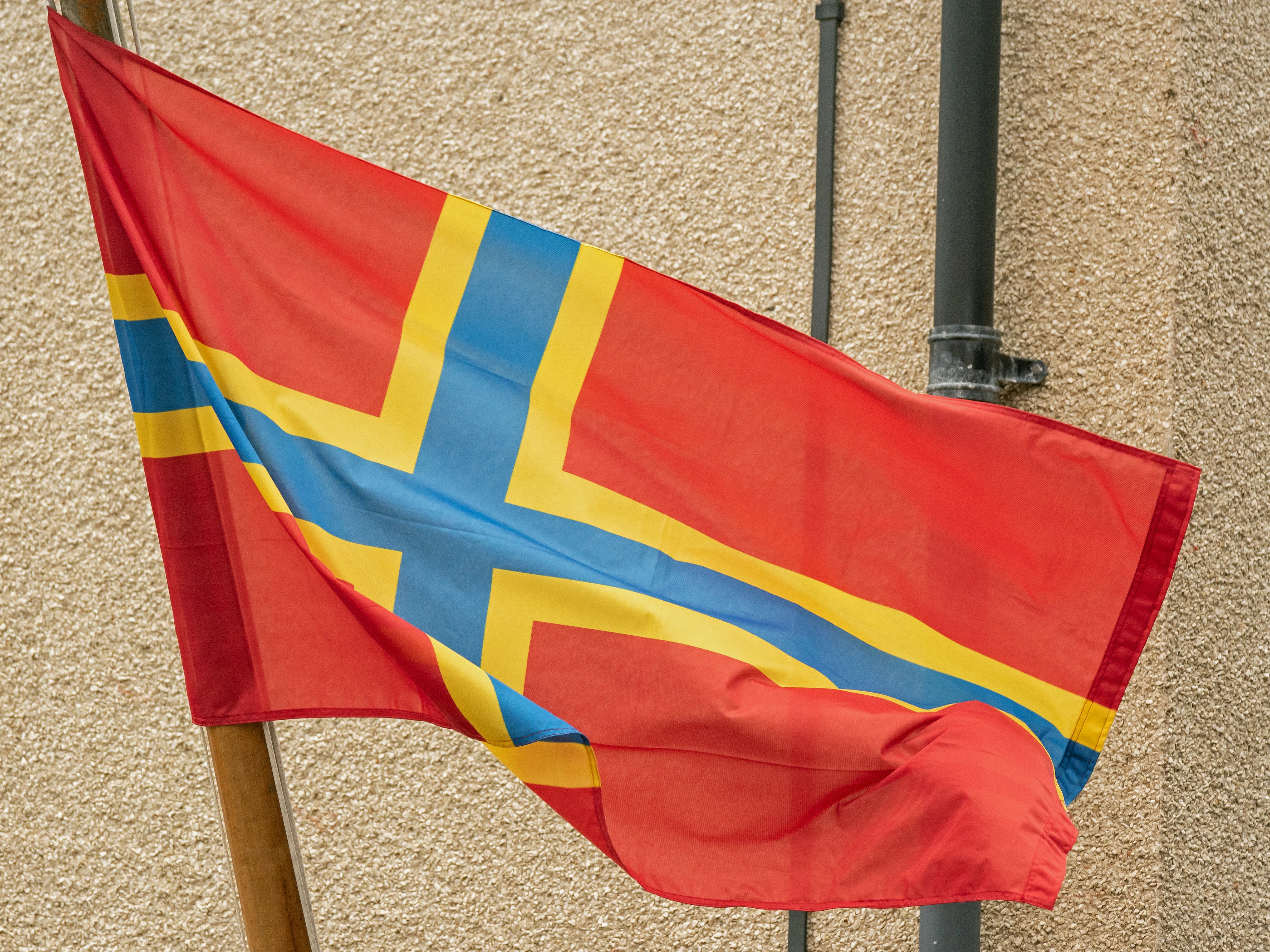 Orkney Flag, Orkney, UK — photo by Jim Bennett