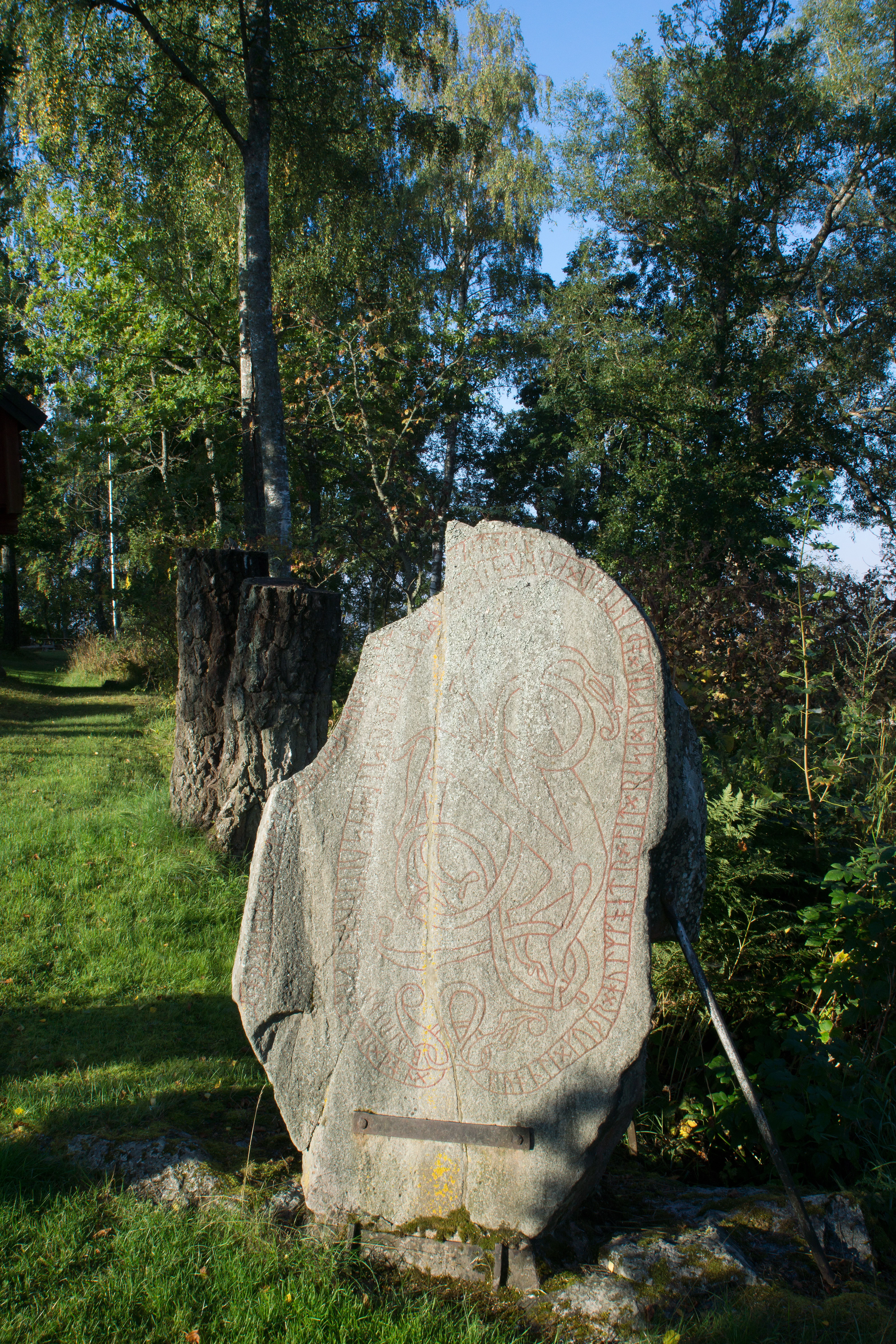 Viking rune, Salbohed, Sweden — photo by Jim Bennett