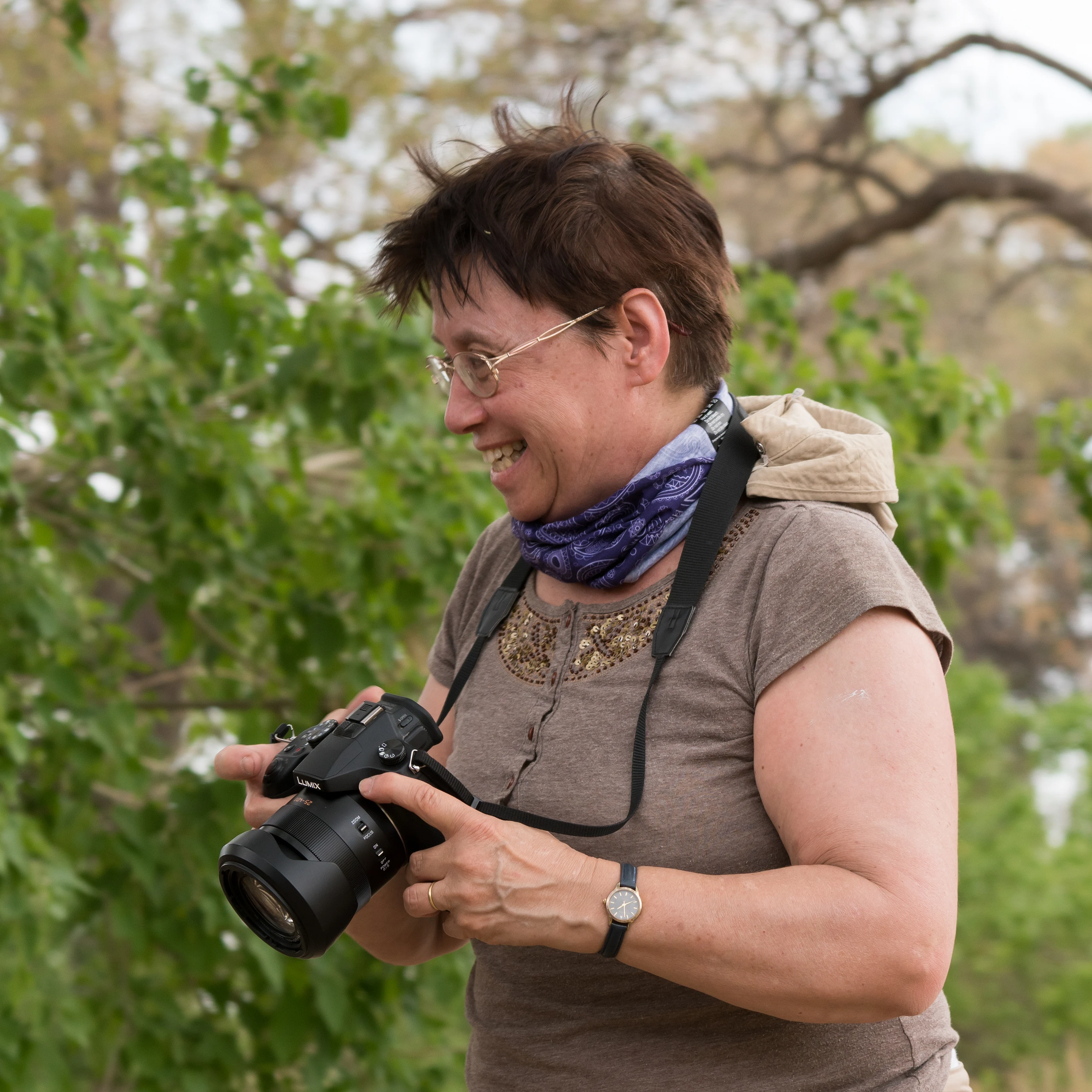 Veronique, Khwai to Moremi, Botswana — photo by Jim Bennett