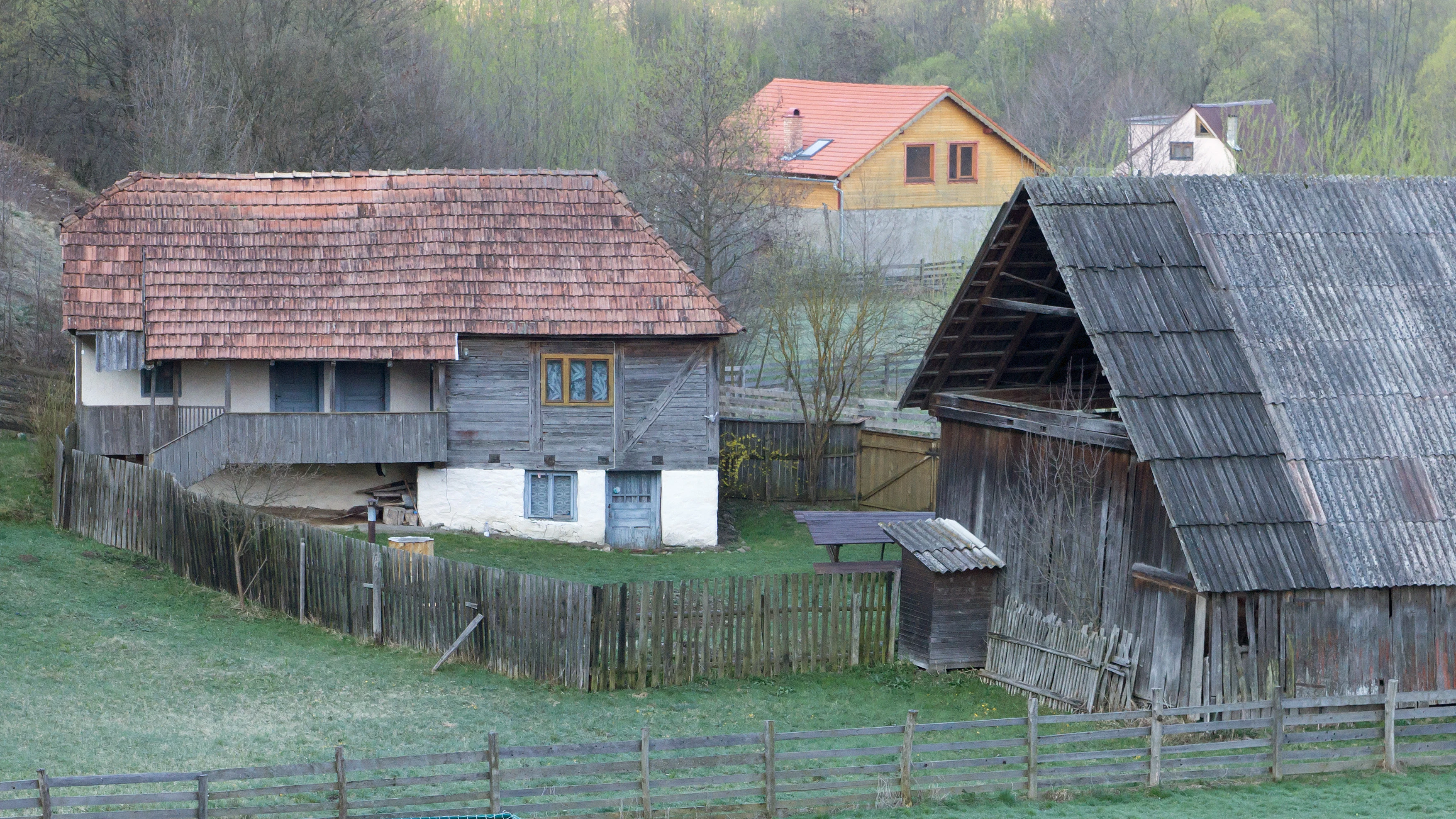 The village at Hetvezer Pension, Romania — photo by Jim Bennett