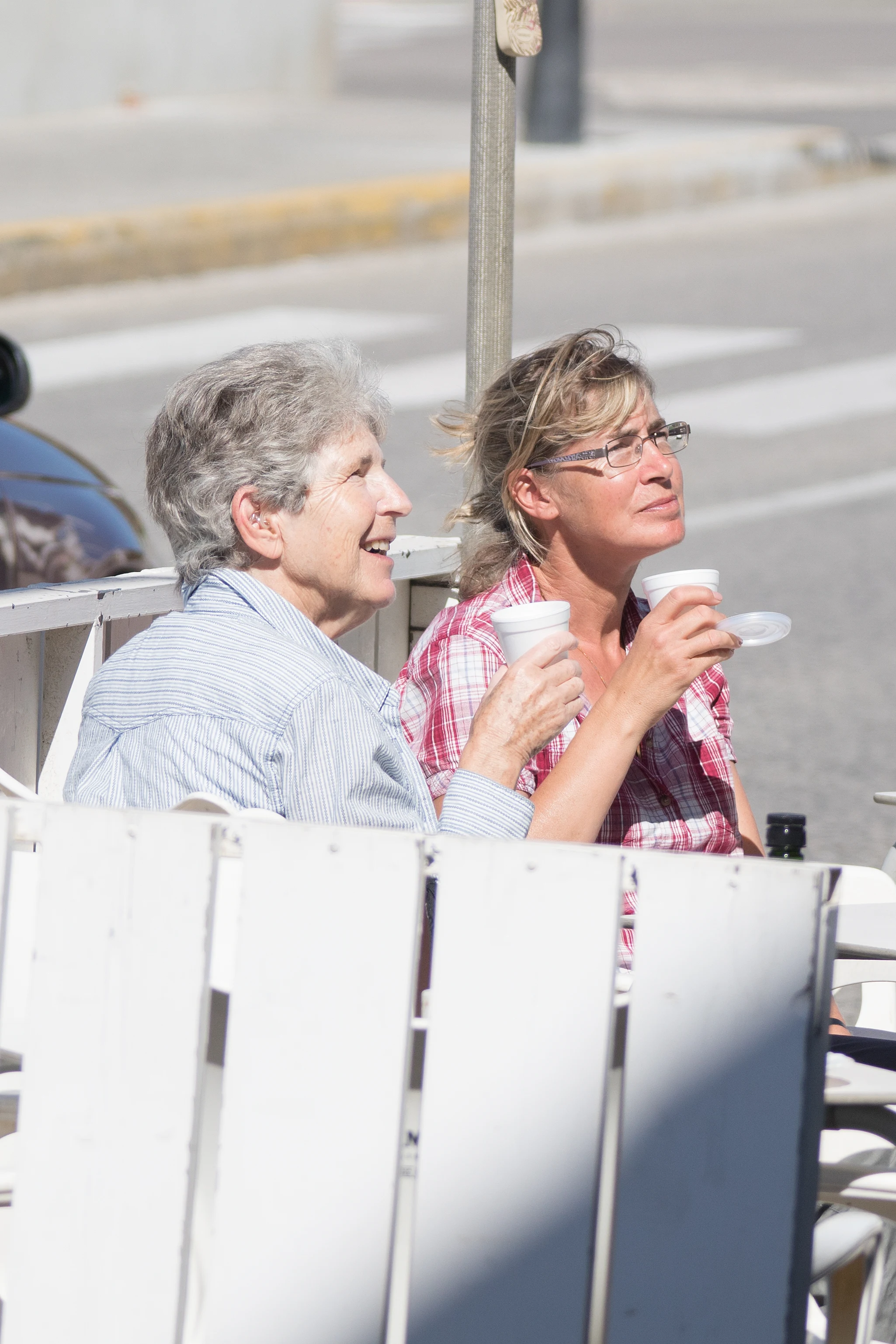 Ann & Julie, Tarifa, Spain — photo by Jim Bennett