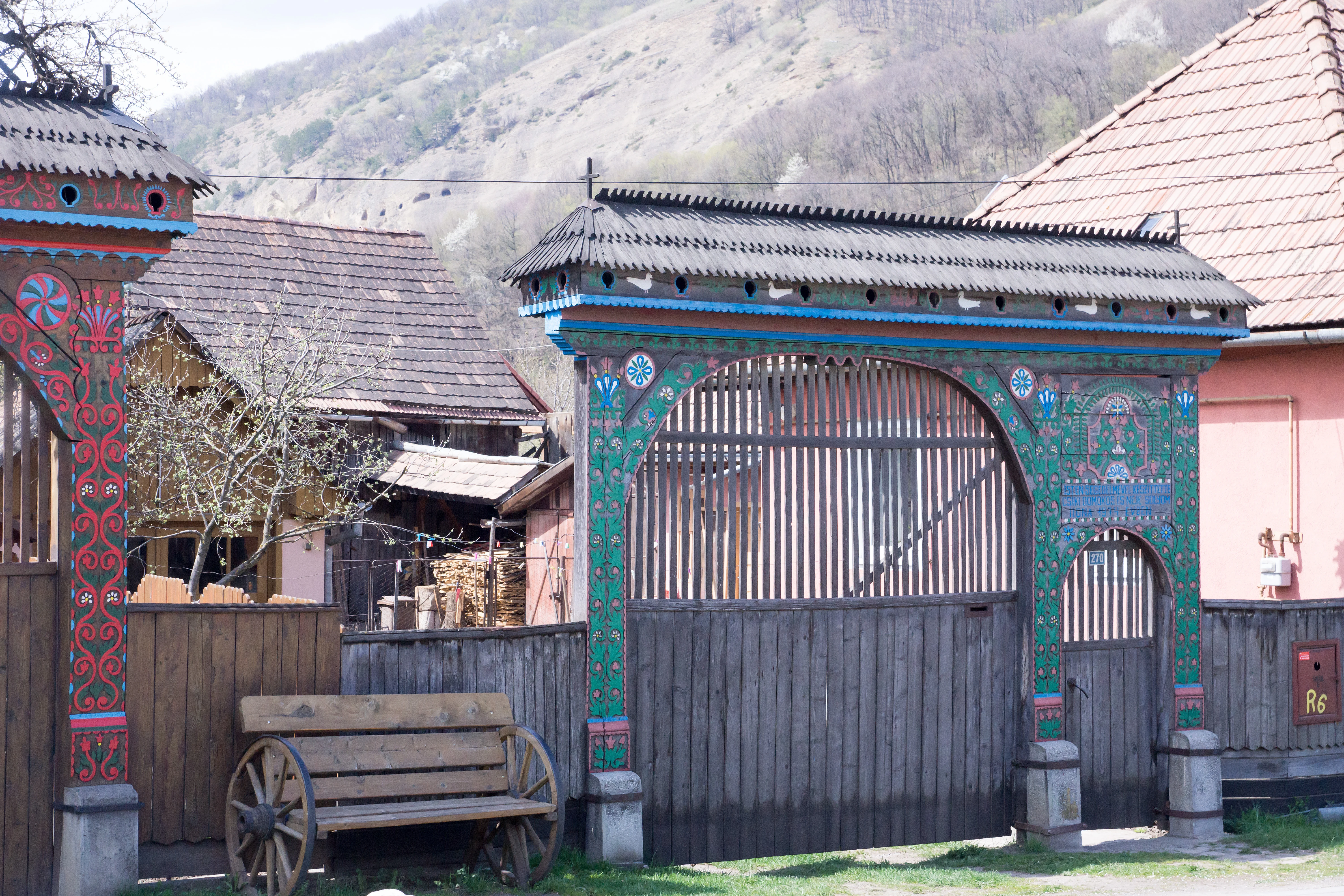 Szekely gates, Romania — photo by Jim Bennett