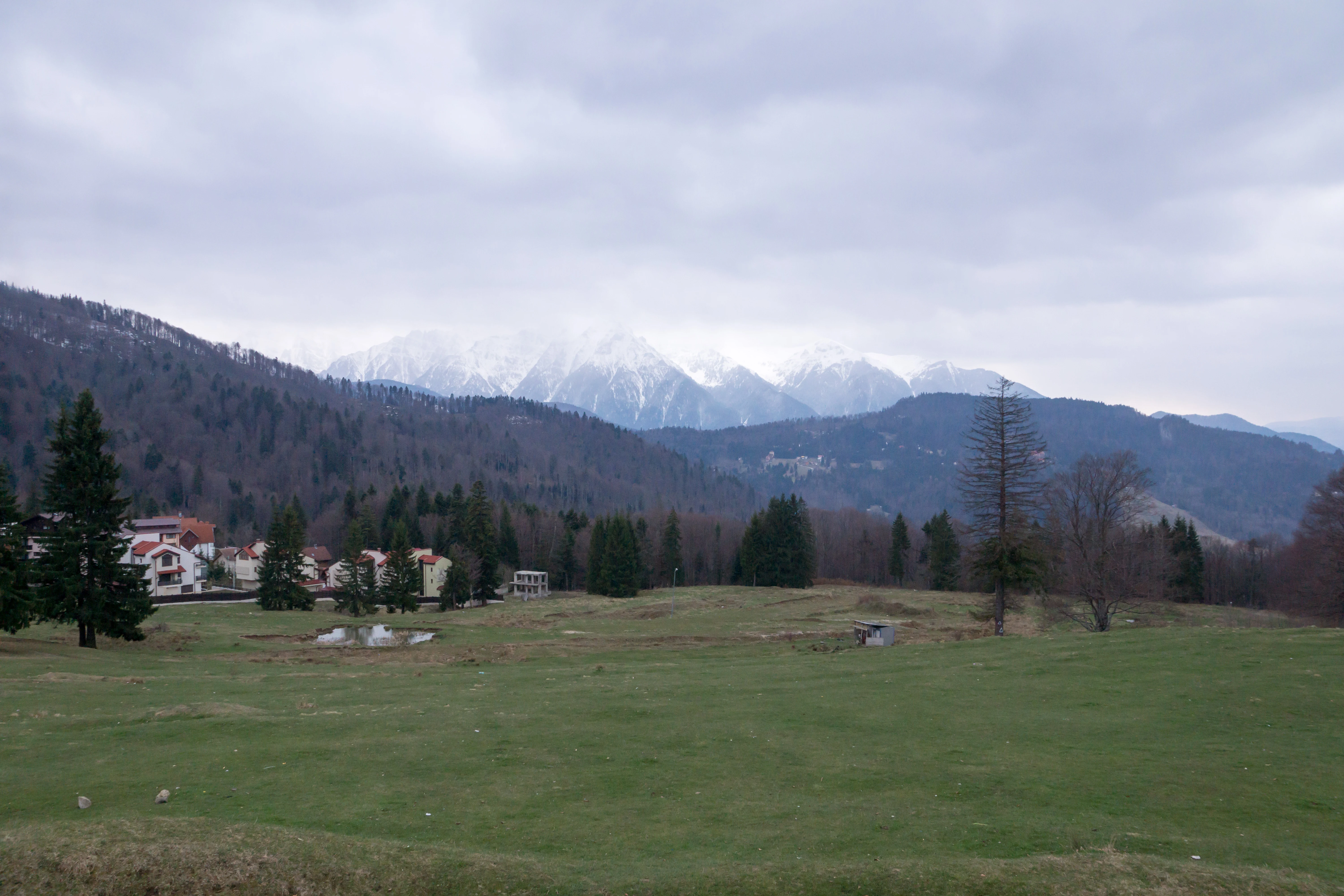 Fresh snow, Predeal, Romania — photo by Jim Bennett