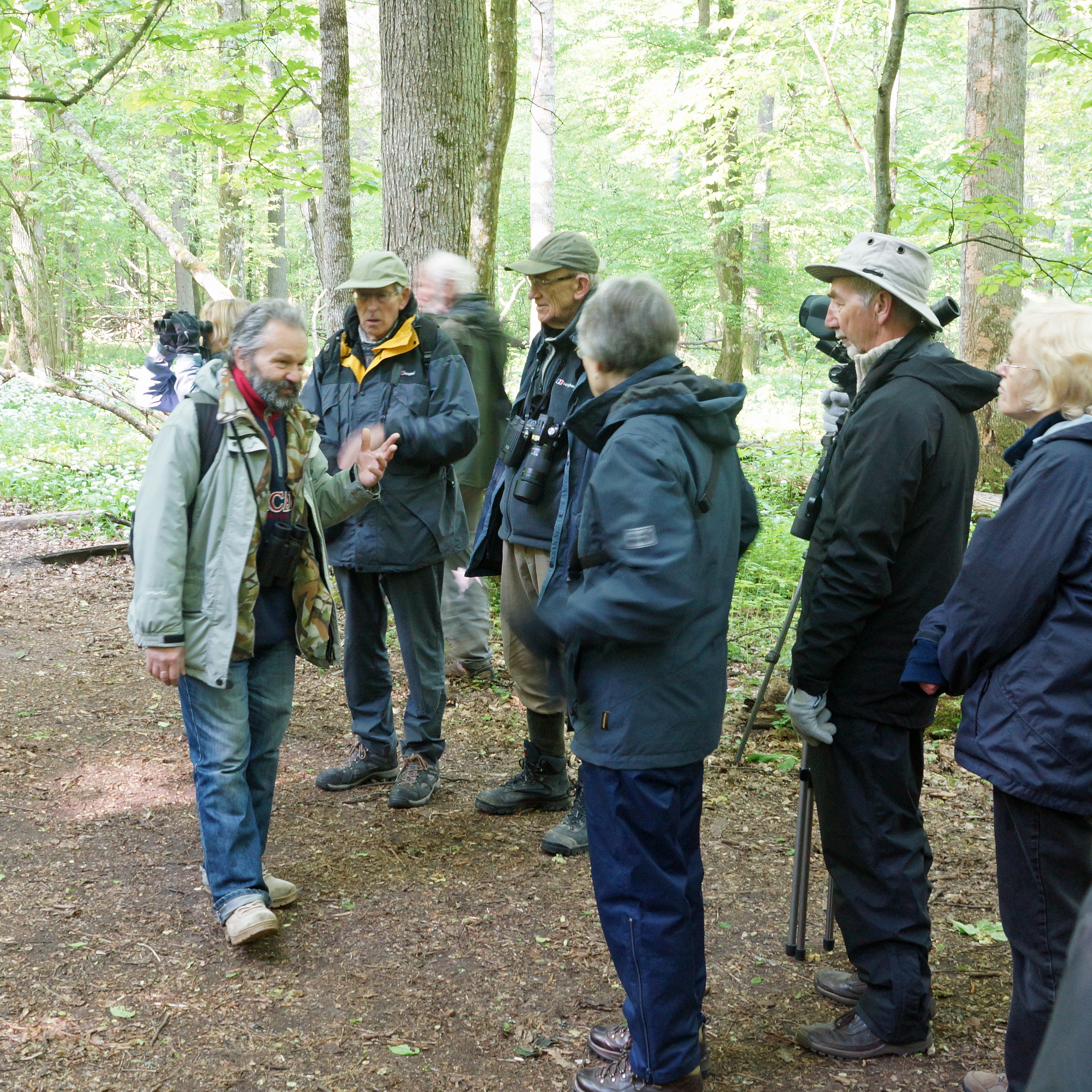 Our guide in the Reserved Forest, Arek, Bialowieza, Poland — photo by Jim Bennett
