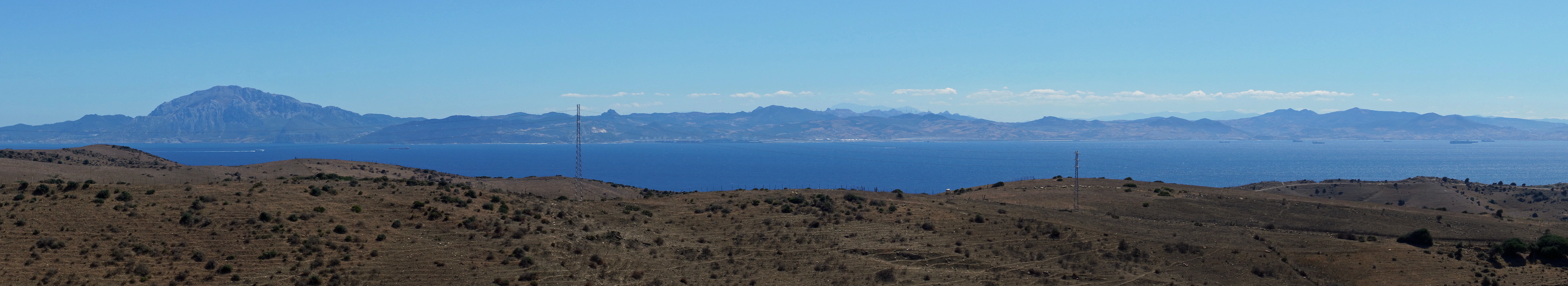 Morocco and the Straits of Gibraltar, Cazalla watchpoint, Spain — photo by Jim Bennett