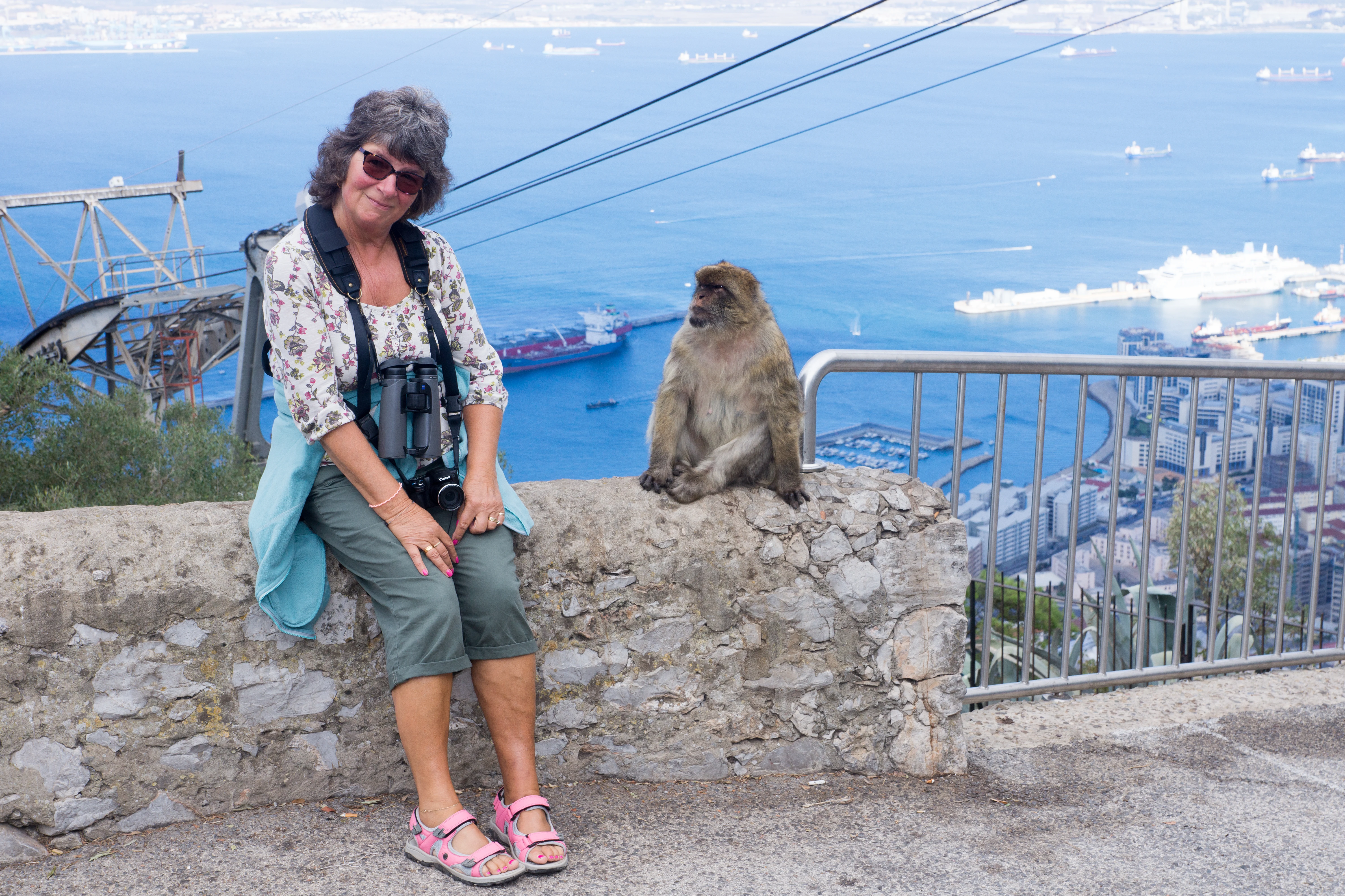 Jill, Gibraltar, Spain — photo by Jim Bennett