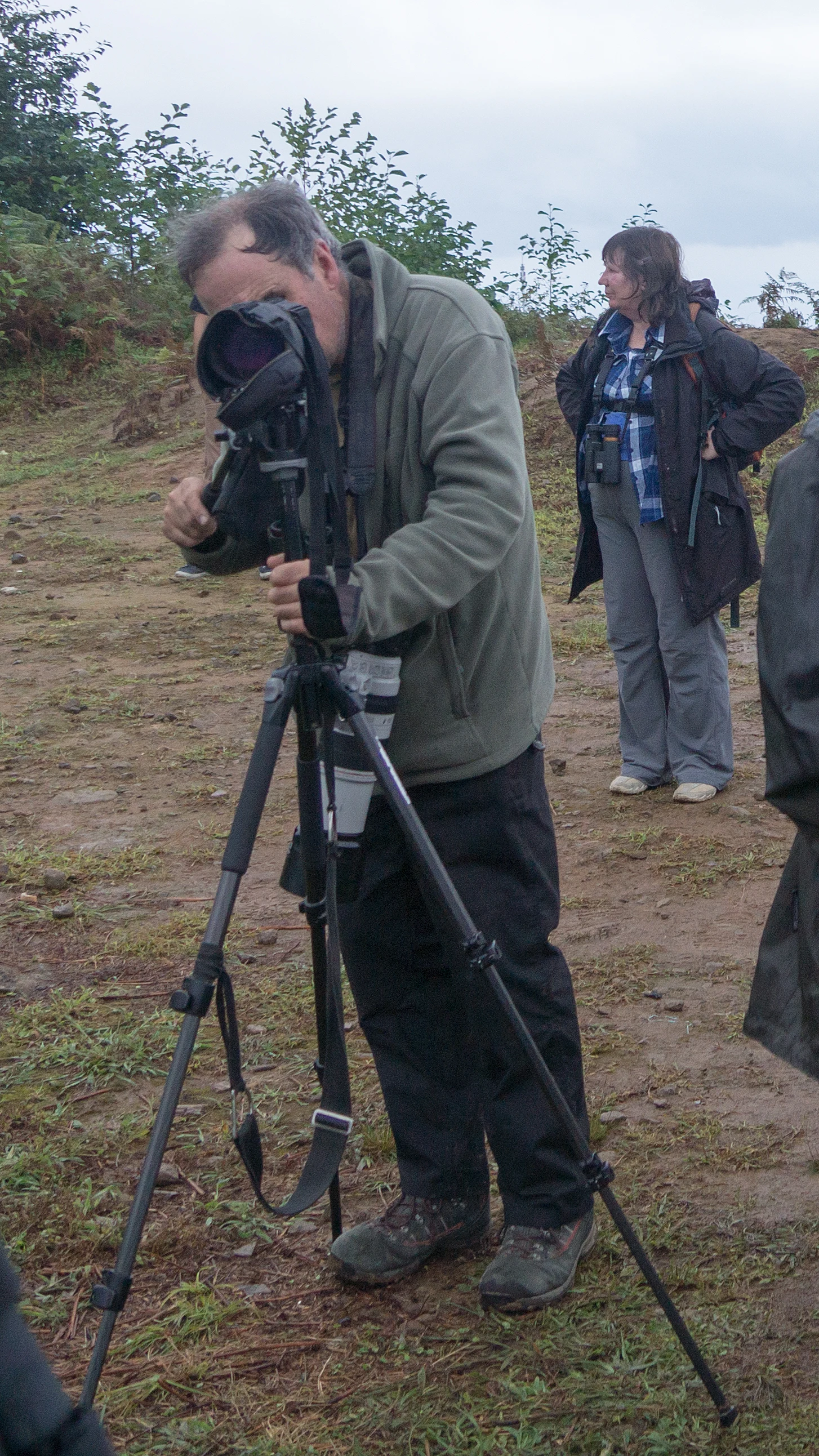Julian & Helen, Saghalvasho raptor viewpoint, Georgia — photo by Jim Bennett