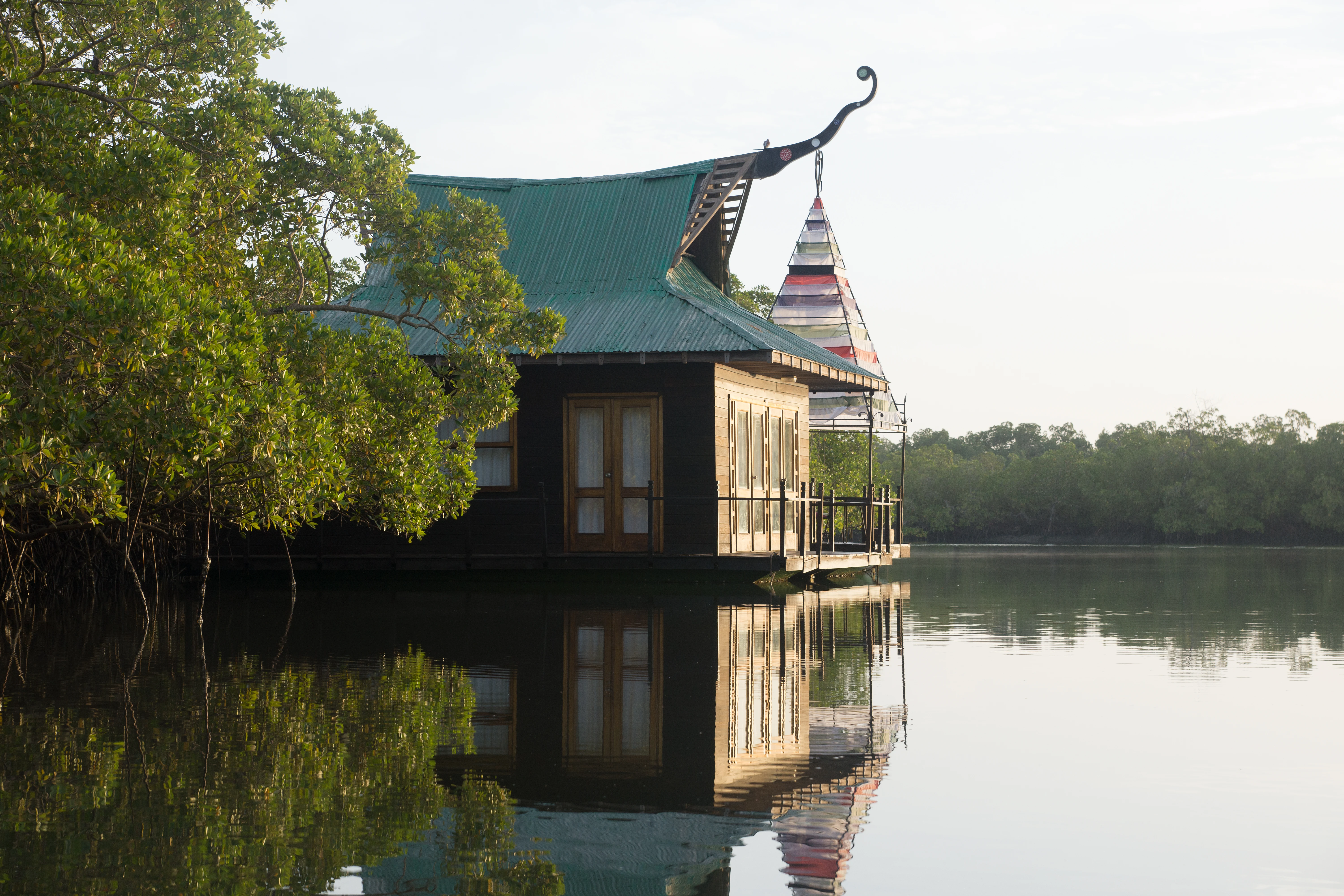 Our lodge, Mandina Lodge, The Gambia — photo by Jim Bennett