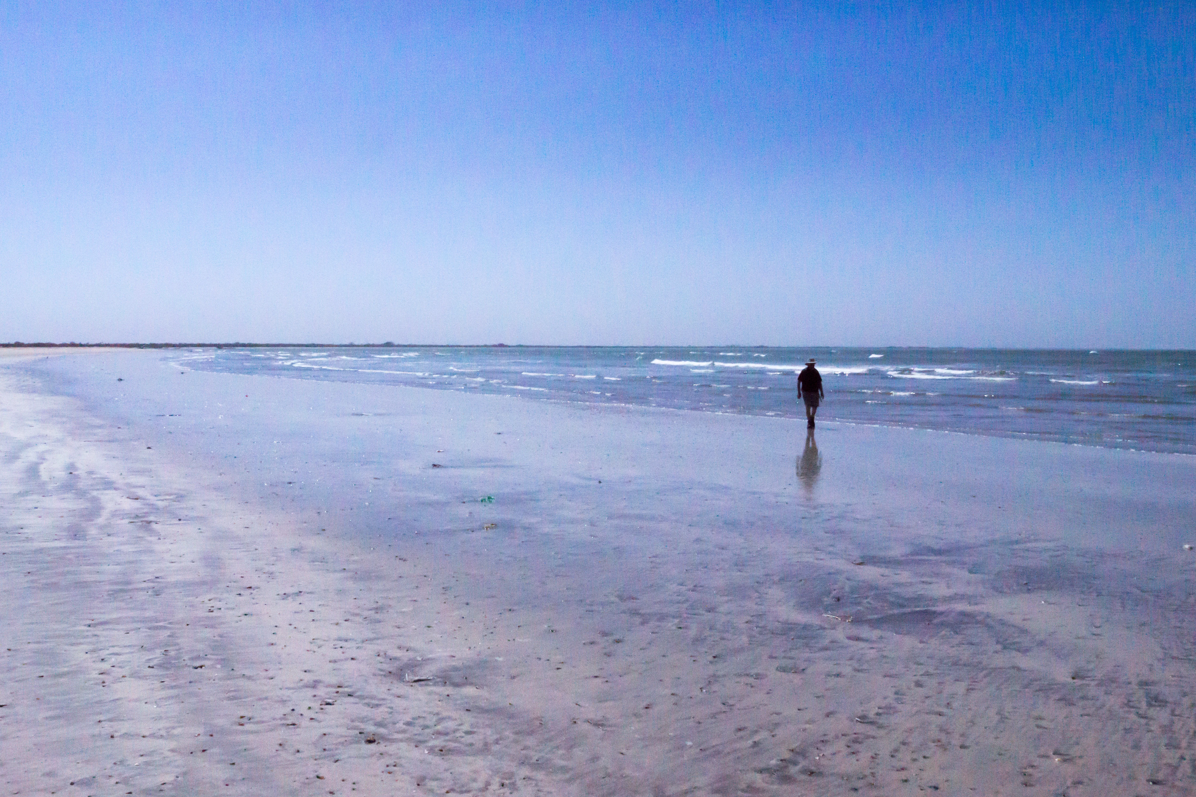 Senegal in the distance, Kartong, The Gambia — photo by Jim Bennett