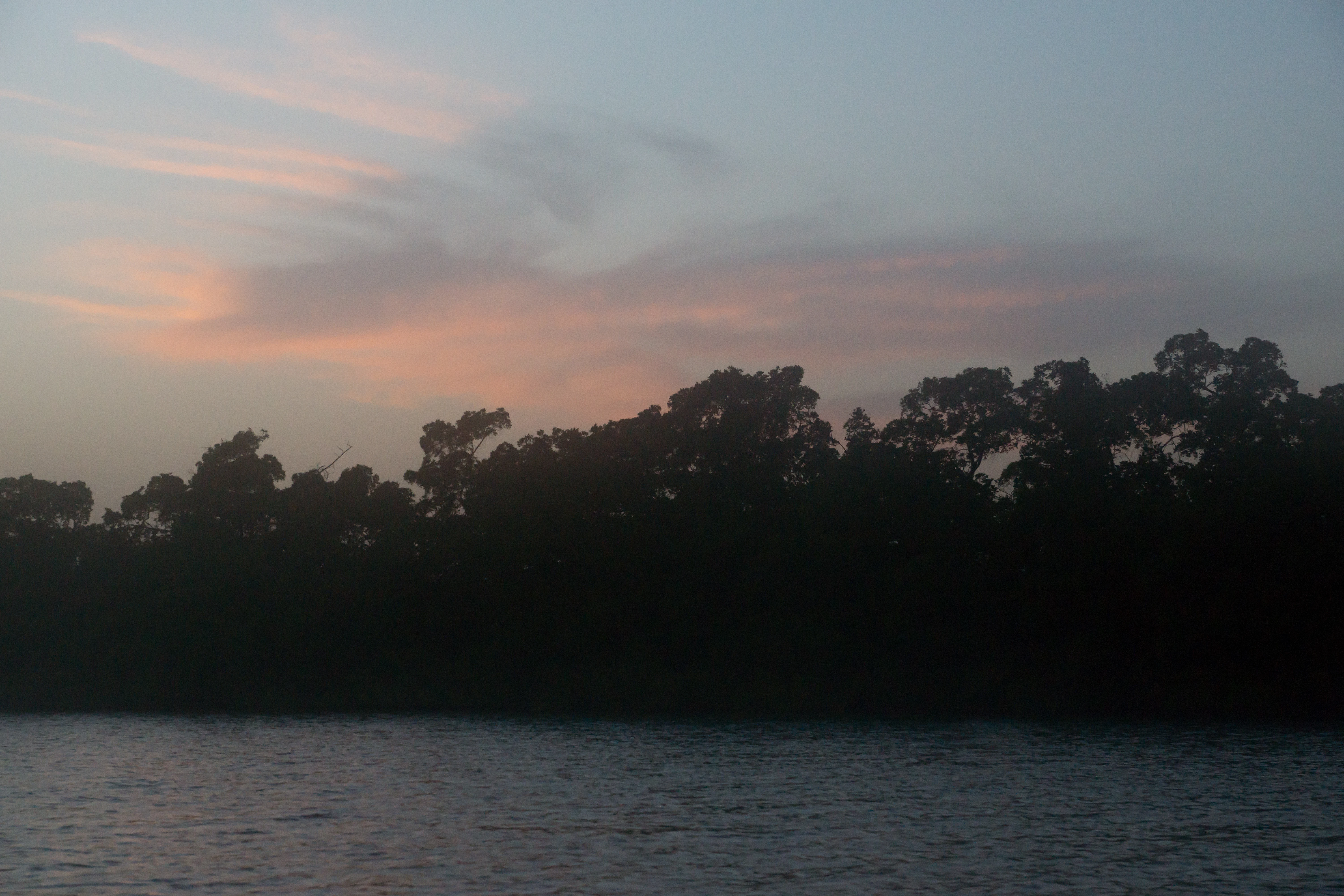 Dusk, The Gambia — photo by Jim Bennett