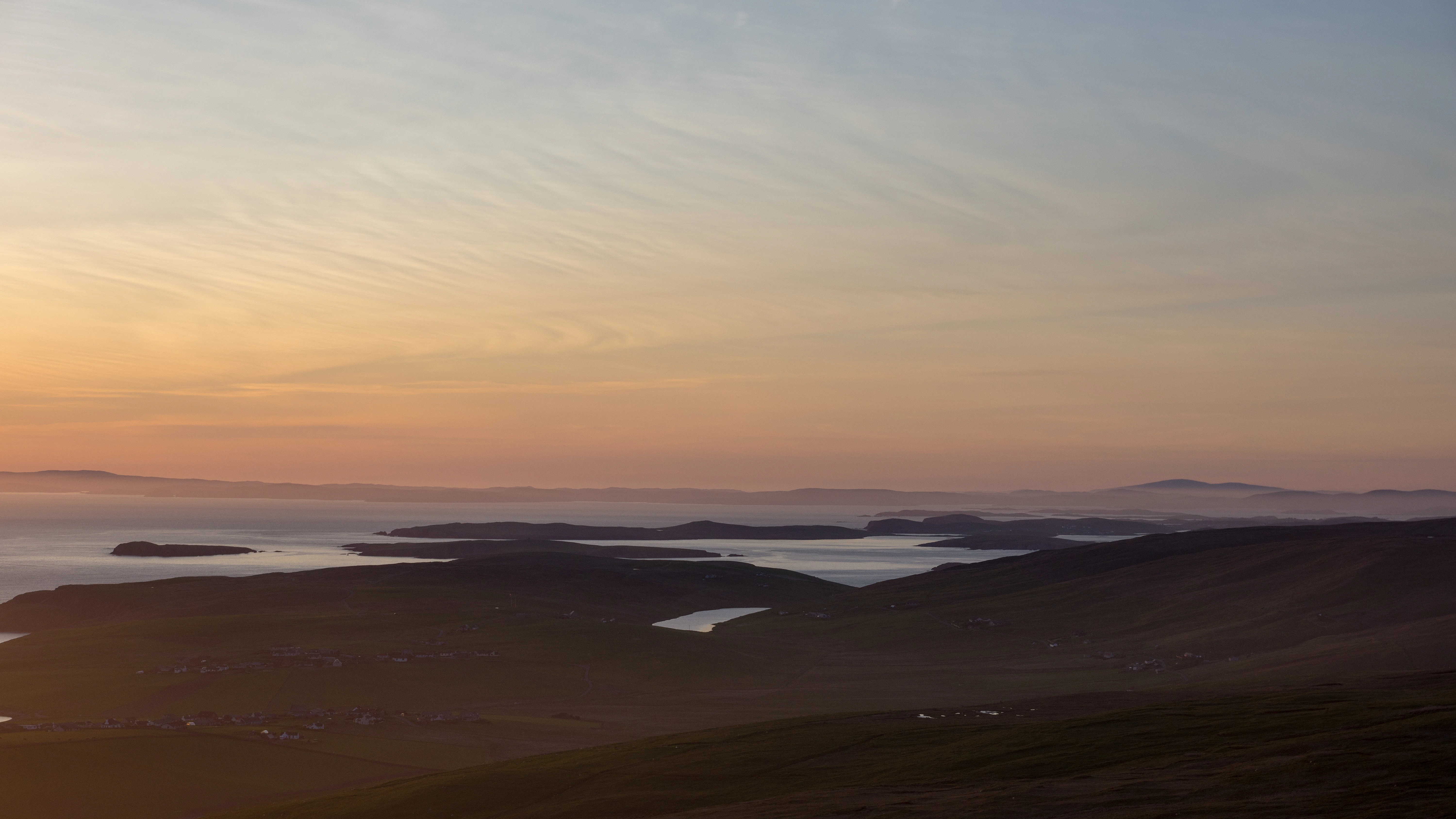 Sunset, Shetland, UK — photo by Jim Bennett