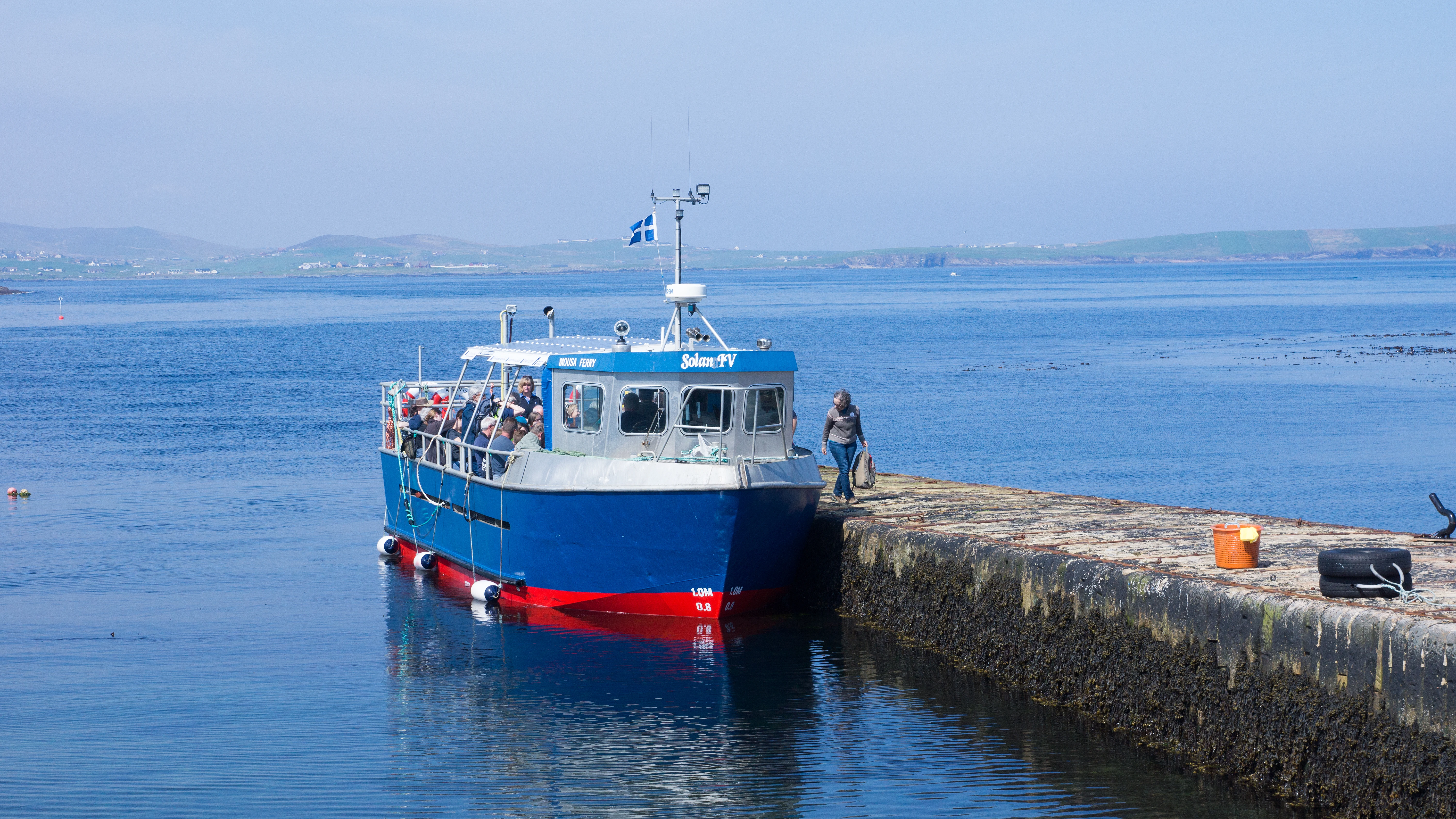 The Mousa boat, Shetland, UK — photo by Jim Bennett