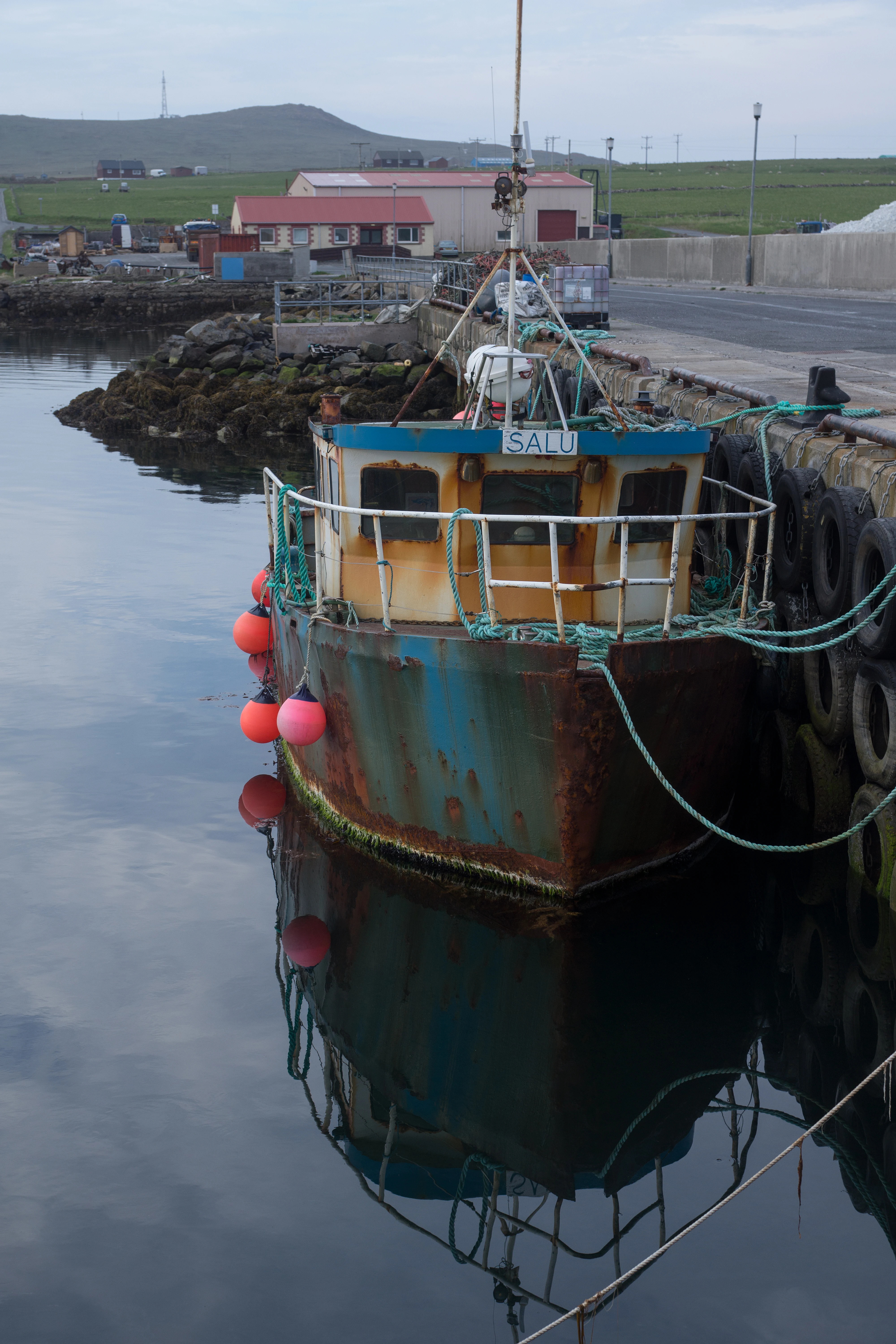 Baltasound Harbour, Unst, UK — photo by Jim Bennett