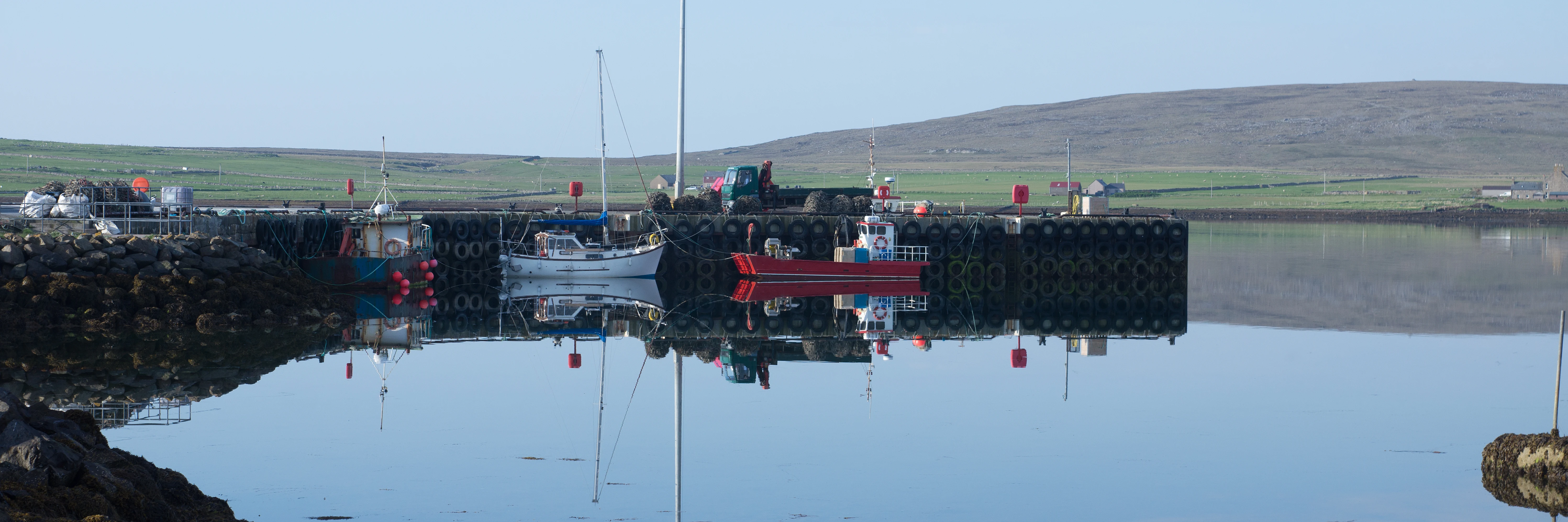 Baltasound Harbour, Unst, UK — photo by Jim Bennett