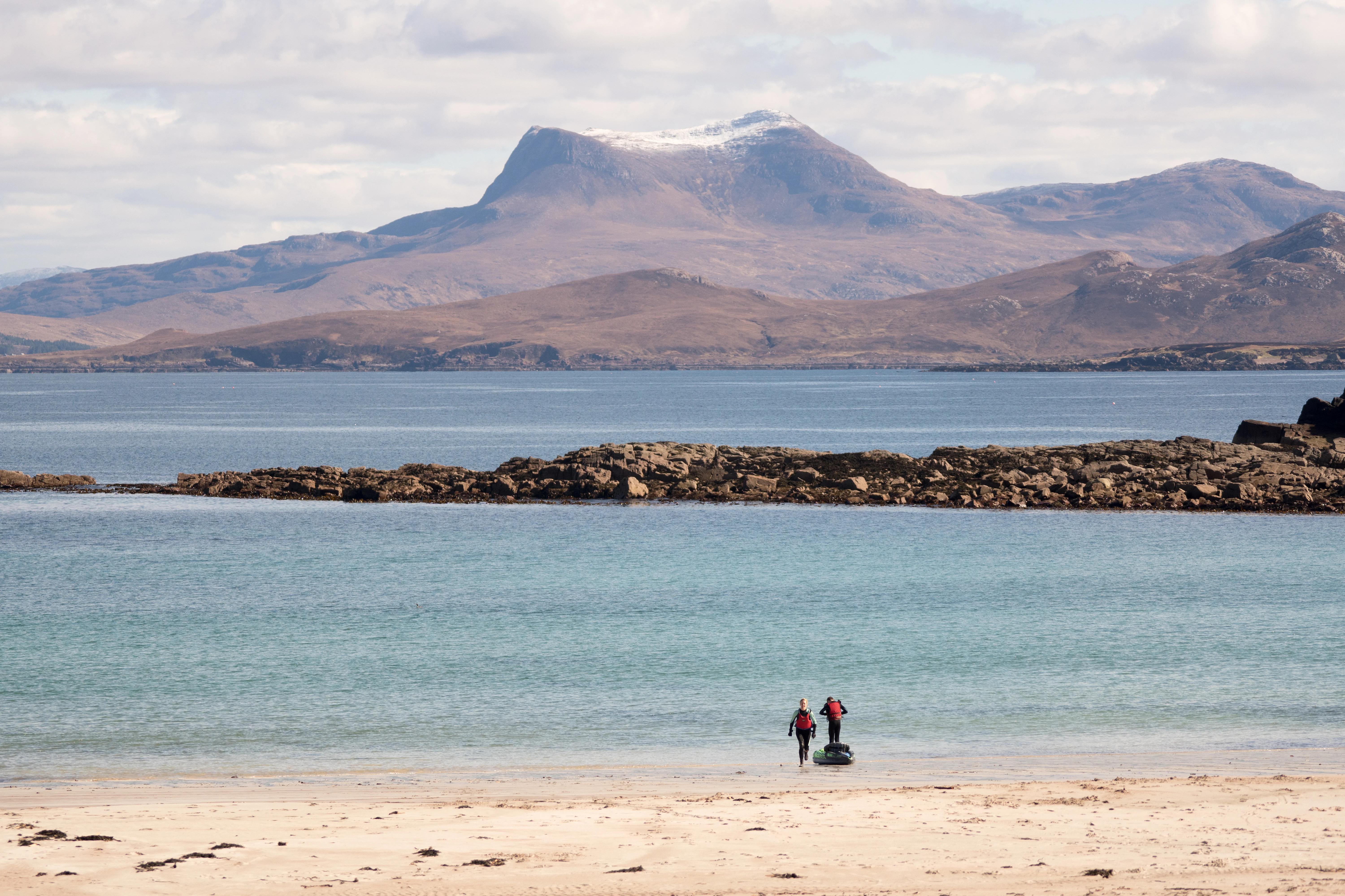 view from Mellon Udrigal, Mellon Udrigle, Wester Ross, UK — photo by Jim Bennett