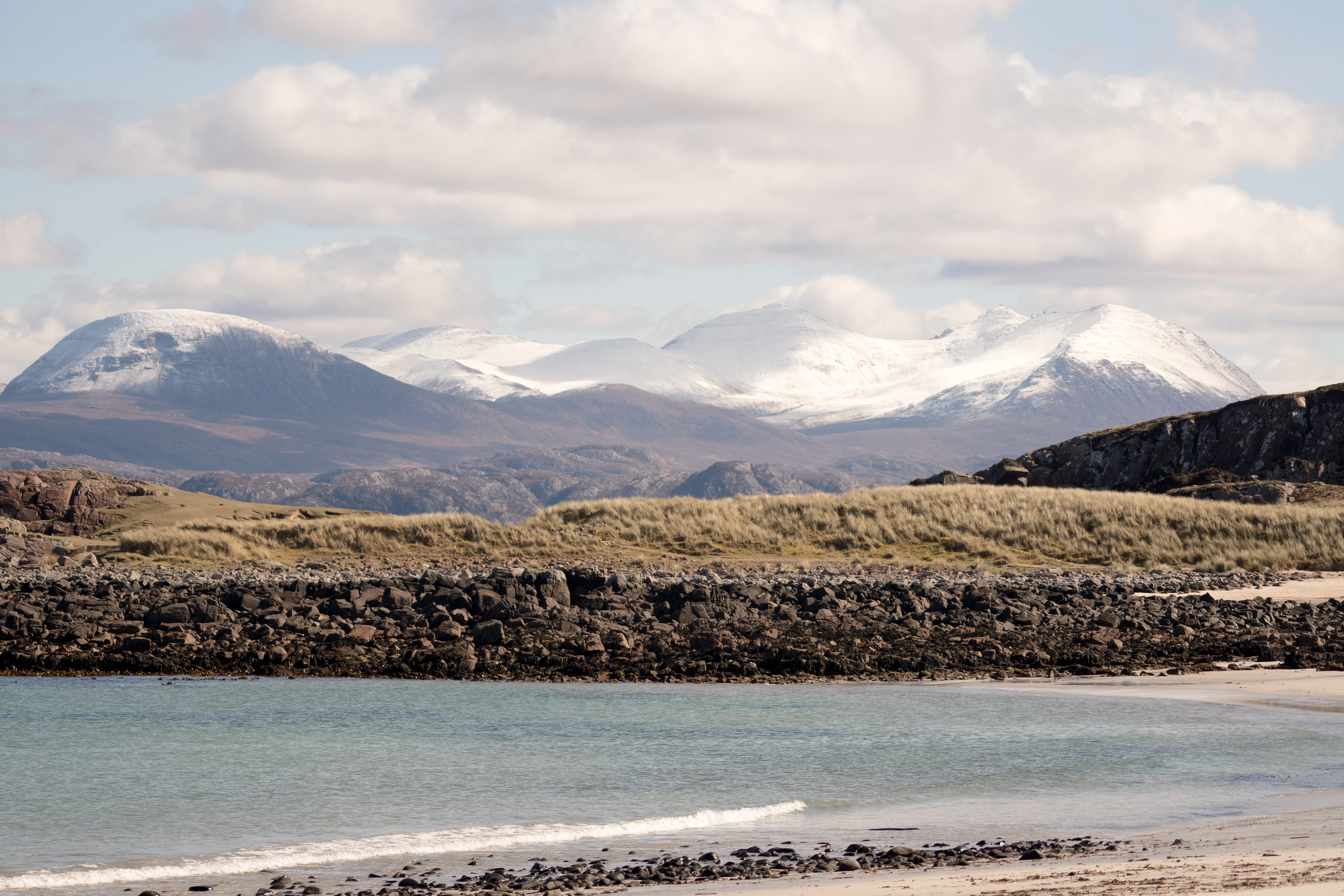 view from Mellon Udrigal, Mellon Udrigle, Wester Ross, UK — photo by Jim Bennett