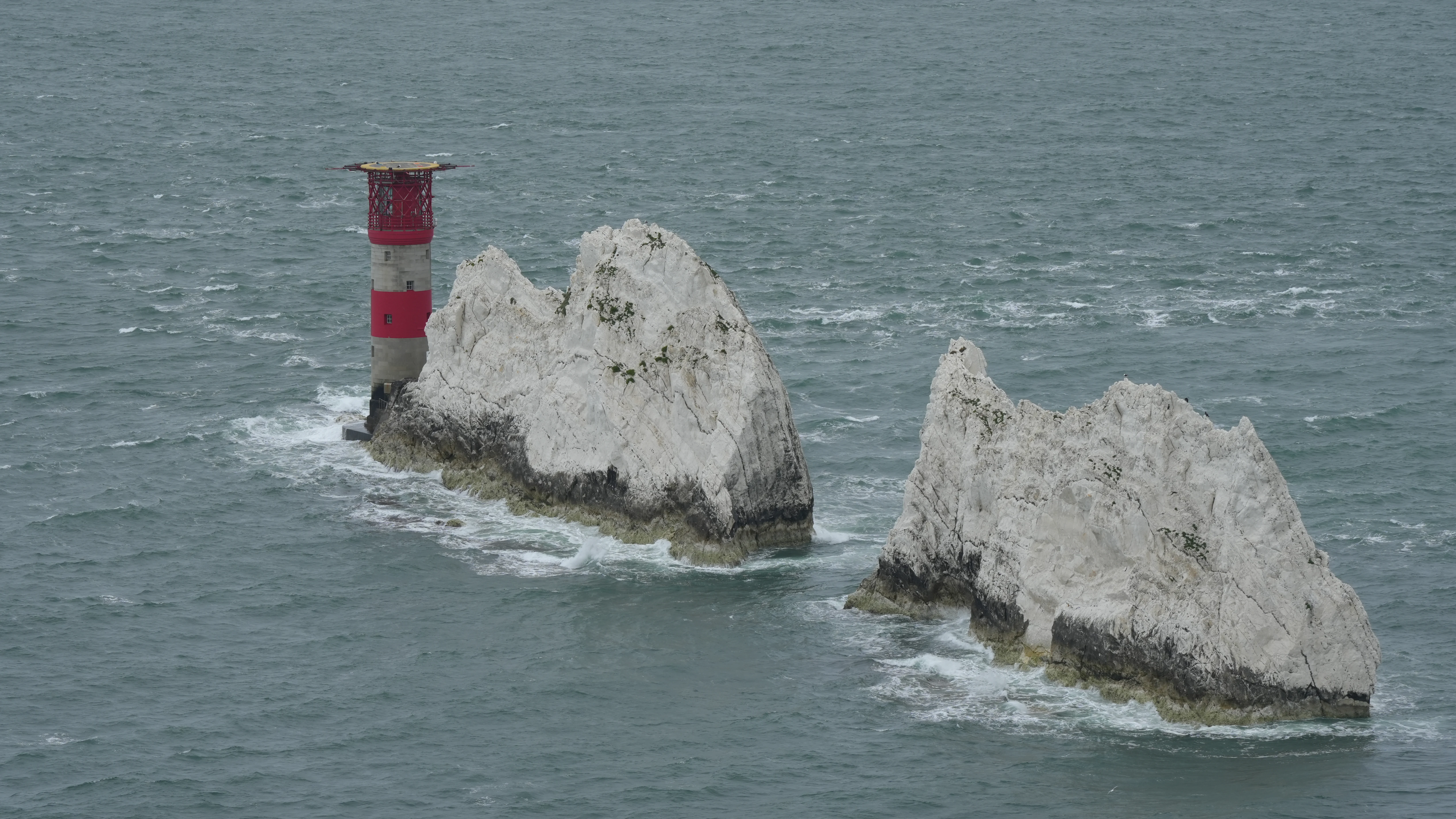 The Needles Lighthouse, Isle of Wight, UK — photo by Jim Bennett
