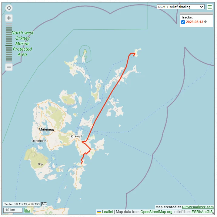 Orkney Day 7 : North Ronaldsay (on foot), Orkney, UK — photo by Jim Bennett