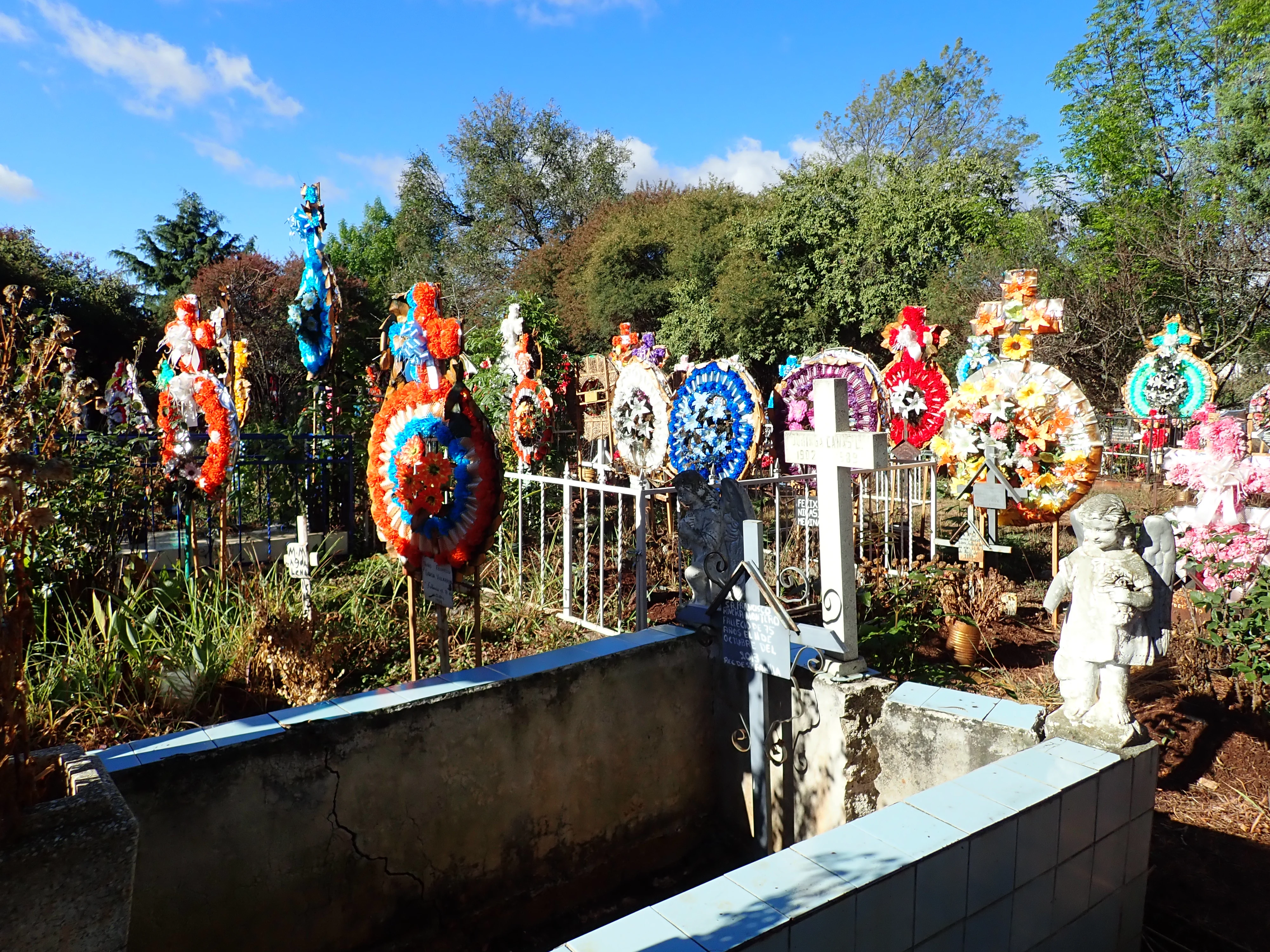 P2060323, Cemetery, Michoacan, Mexico — photo by Jim Bennett
