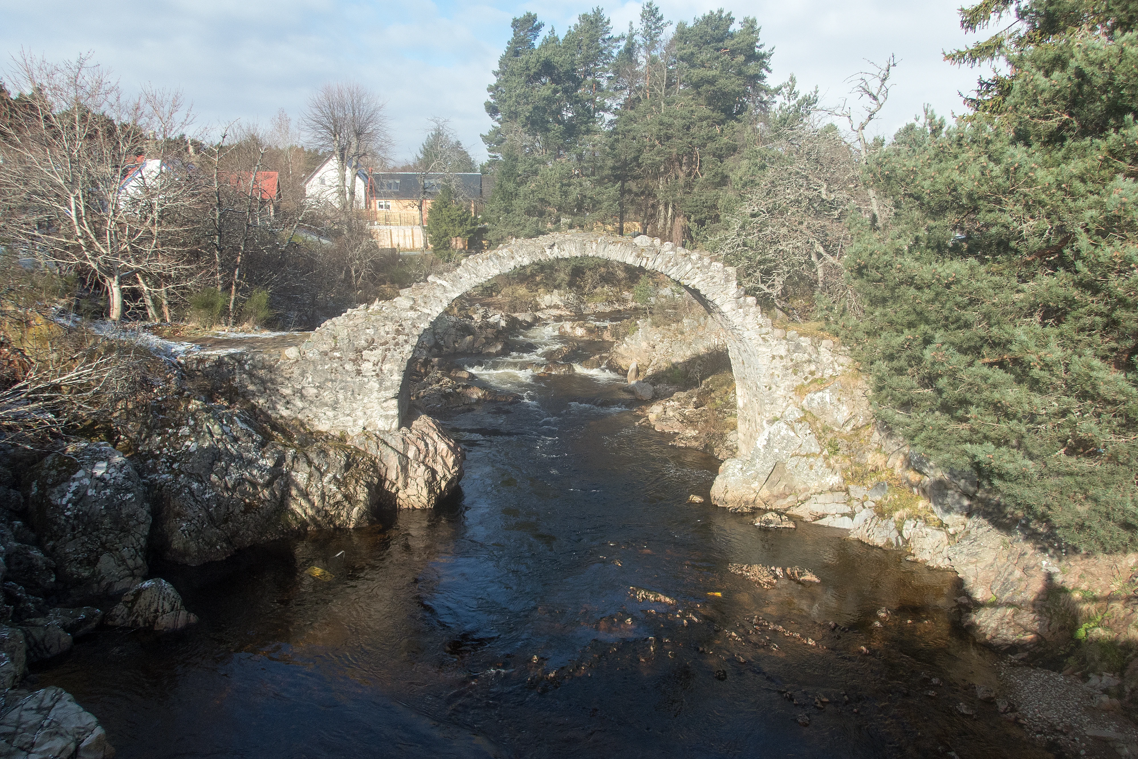 Carrbridge, Carrbridge, Cairngorms, UK — photo by Jim Bennett