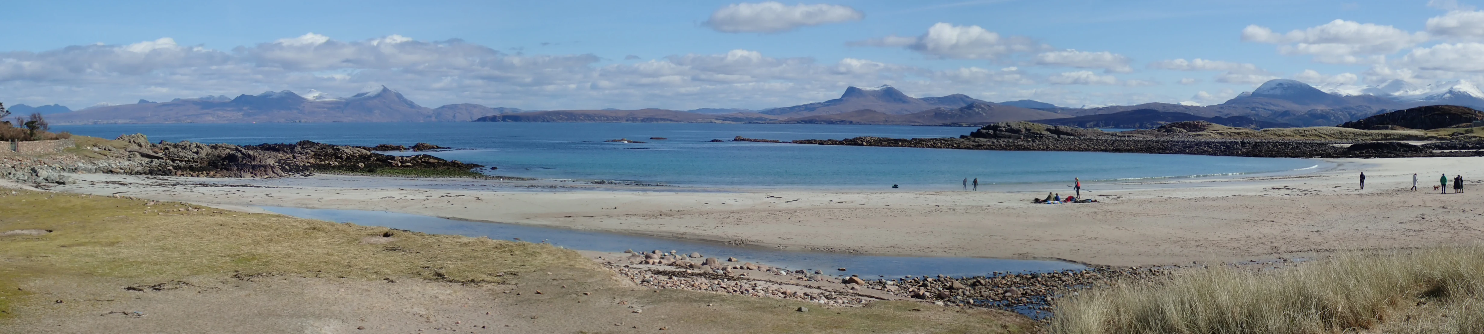 view from Mellon Udrigal, Mellon Udrigle, Wester Ross, UK — photo by Jim Bennett