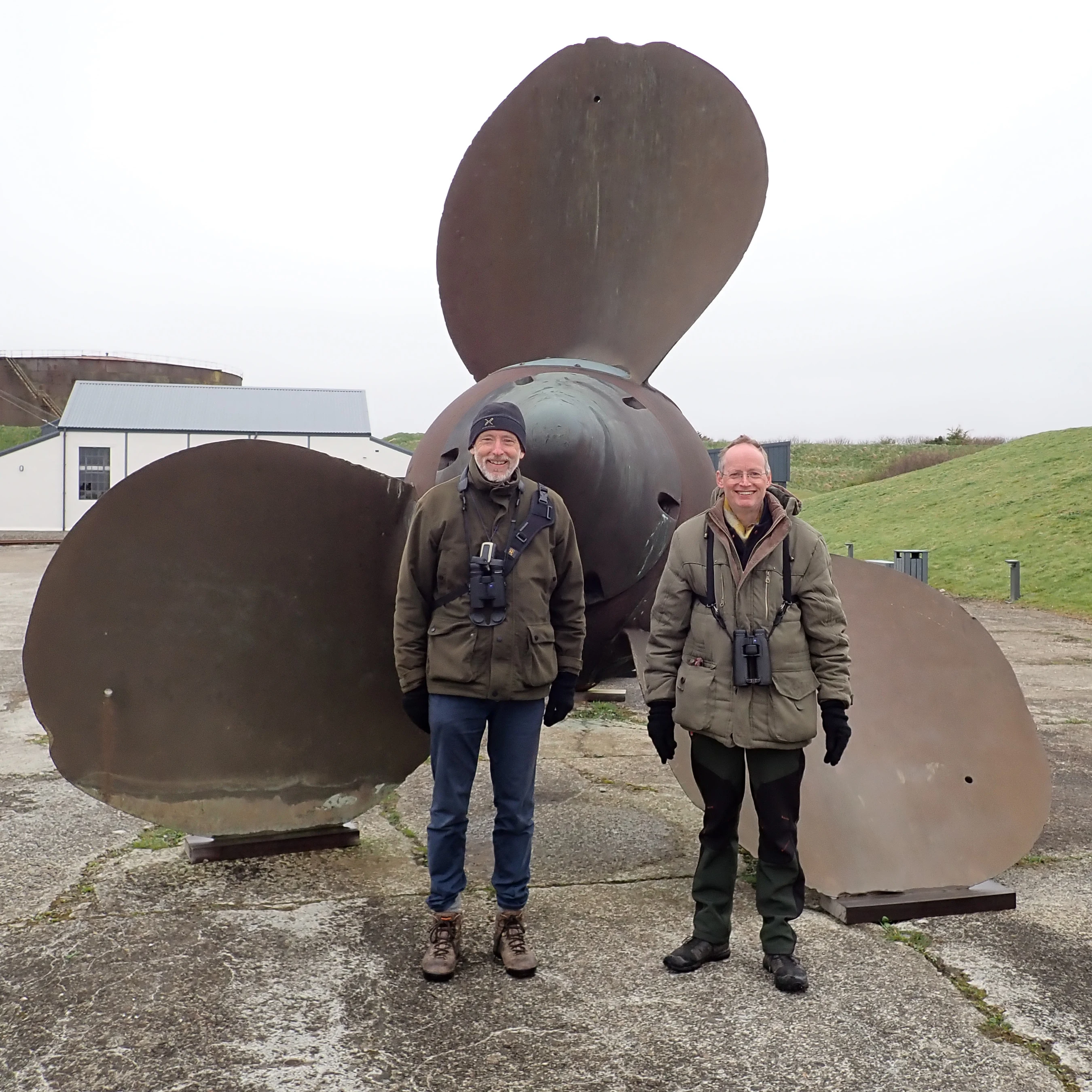 Jim & Adam, Hoy, UK — photo by Jim Bennett