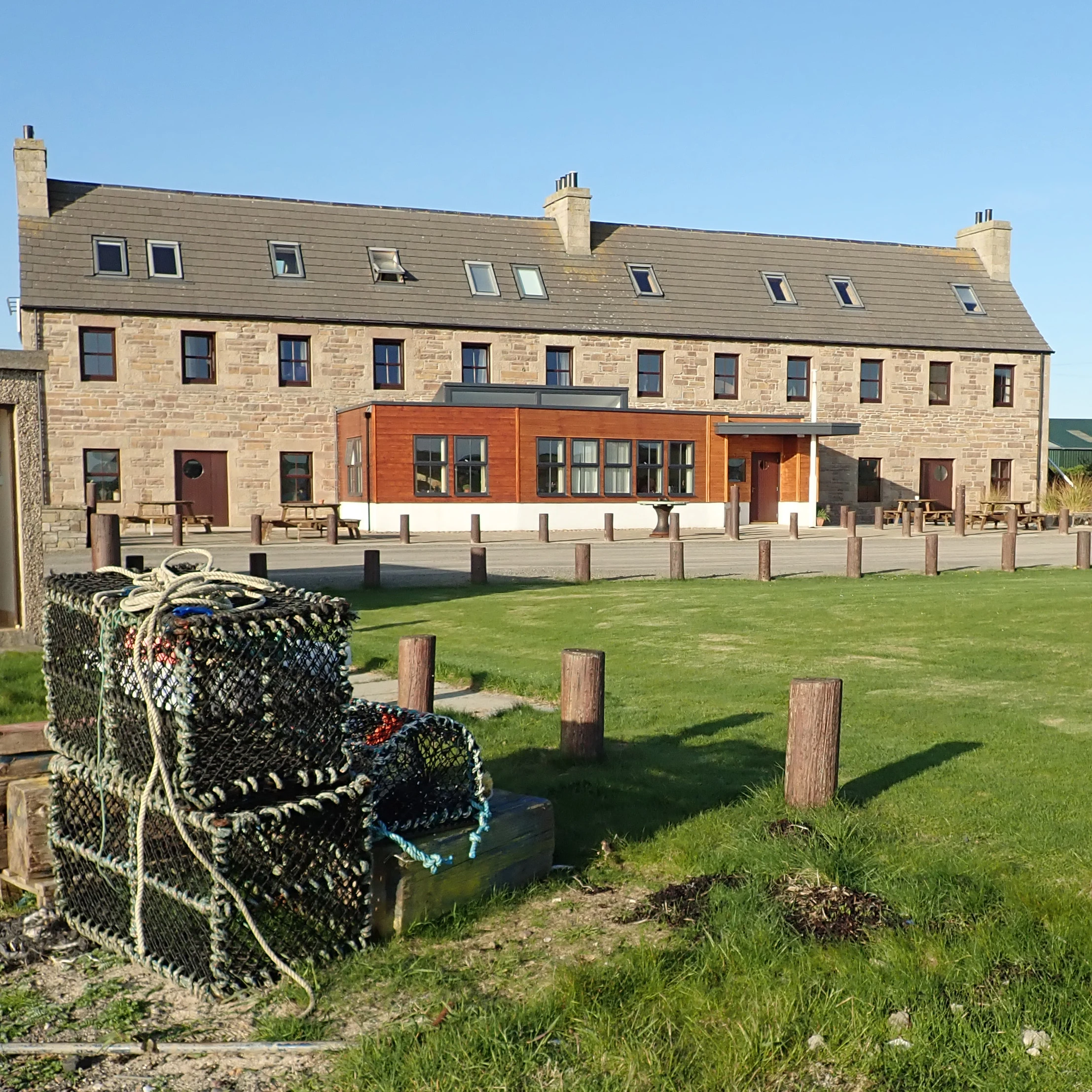 The Sands hotel, Orkney, UK — photo by Jim Bennett