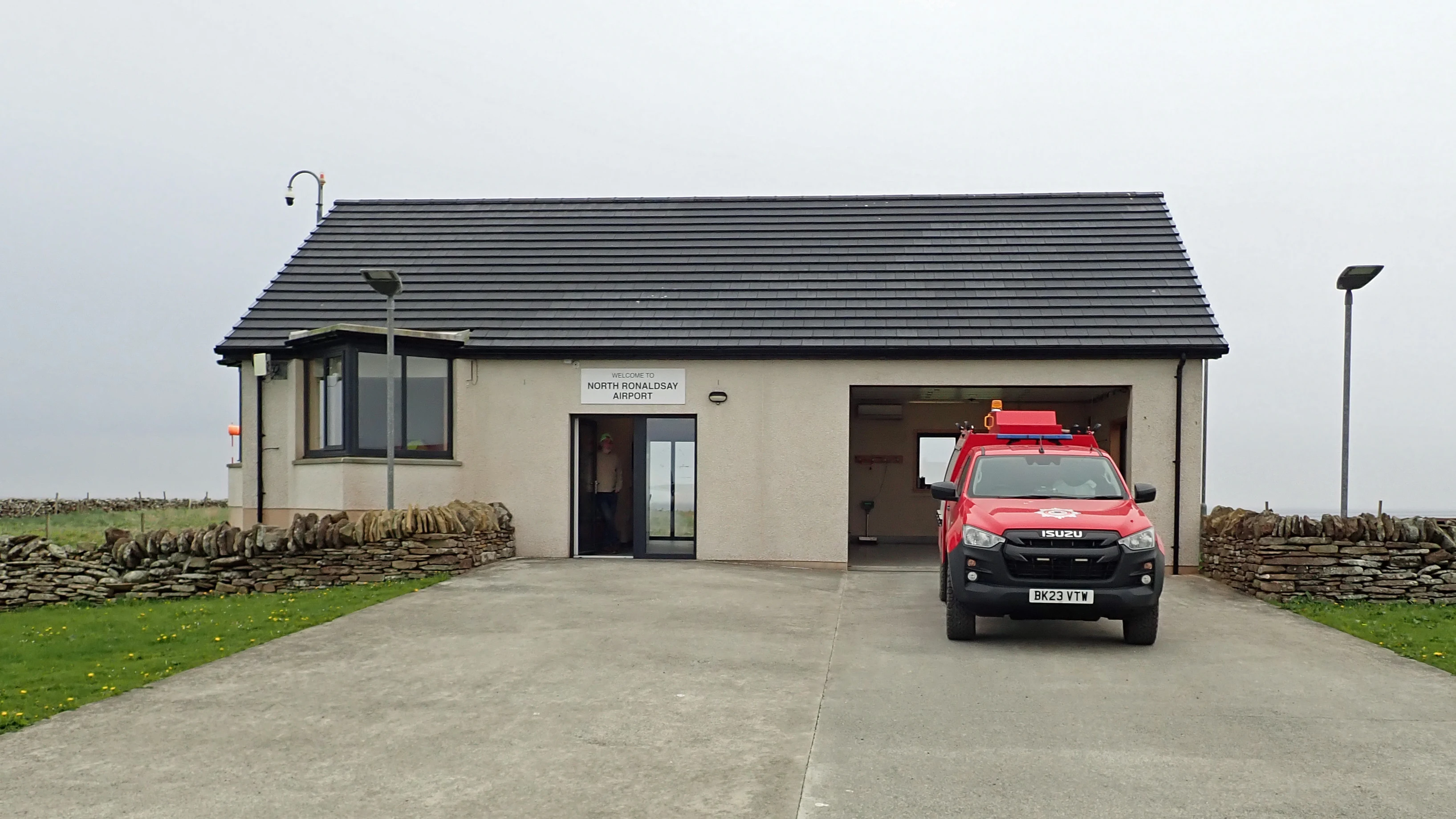 North Ronaldsay Airport, North Ronaldsay, UK — photo by Jim Bennett