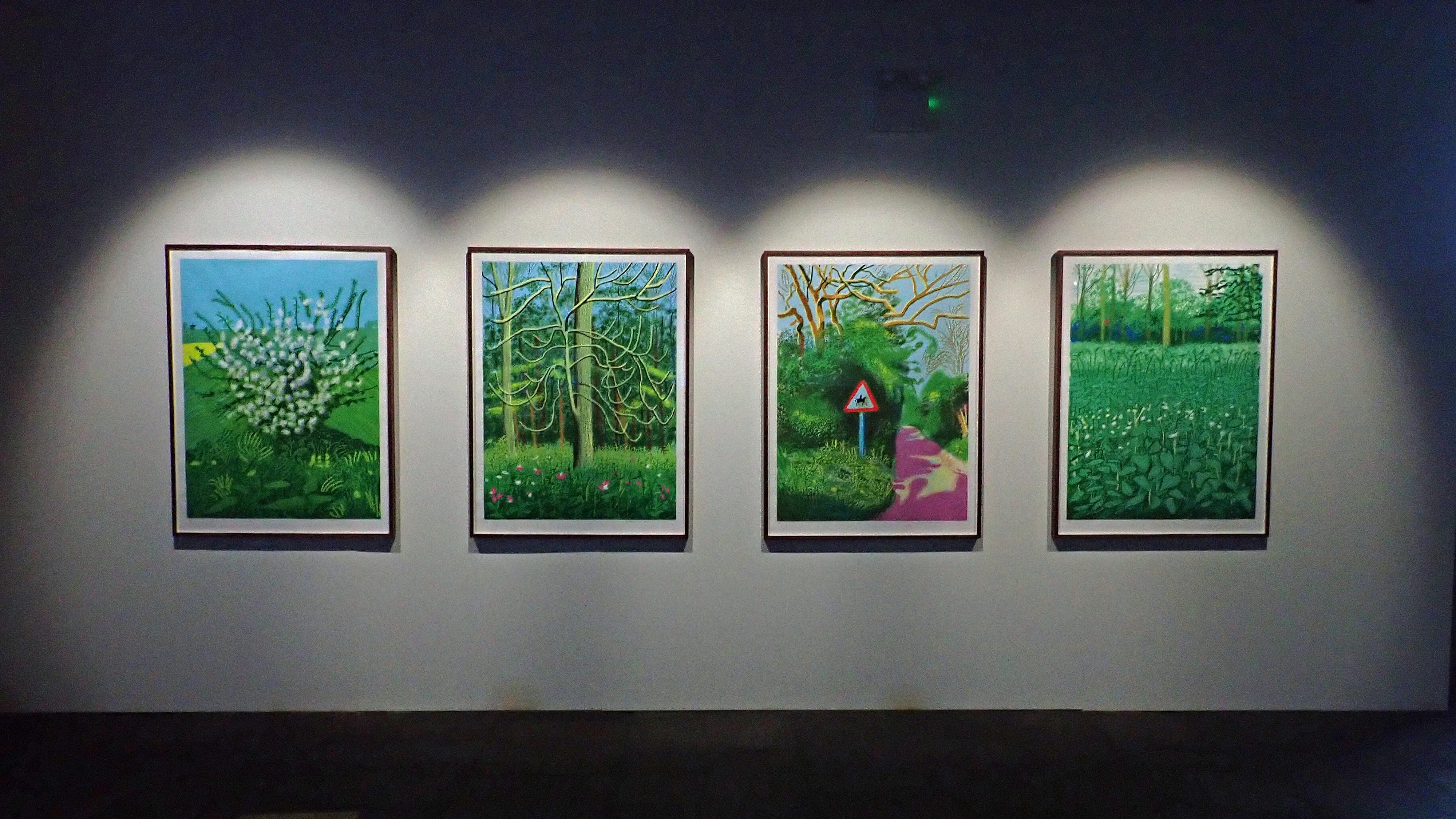 David Hockney exhibition, Salt Mill, Yorkshire, UK — photo by Jim Bennett