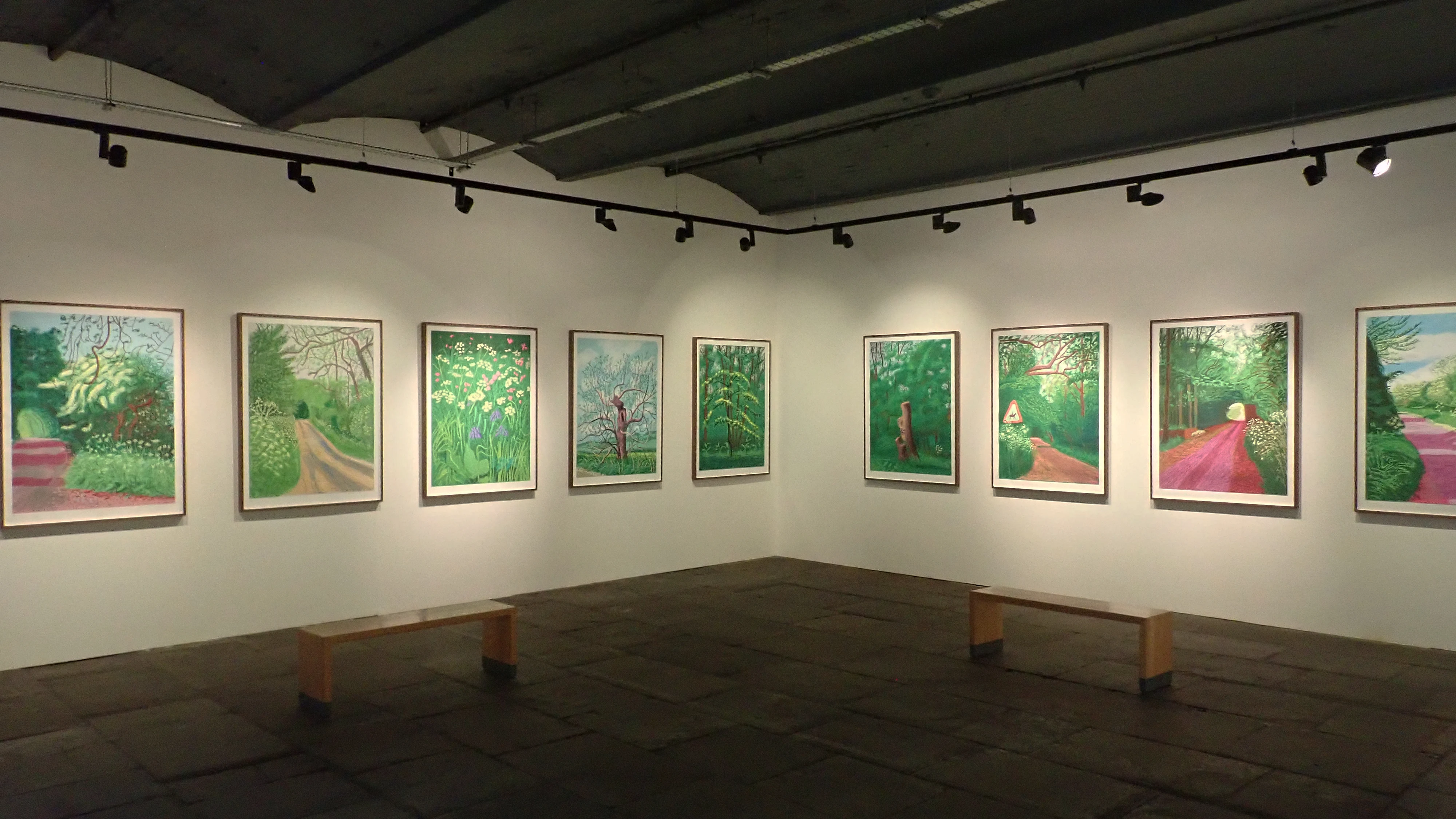 David Hockney exhibition, Salt Mill, Yorkshire, UK — photo by Jim Bennett