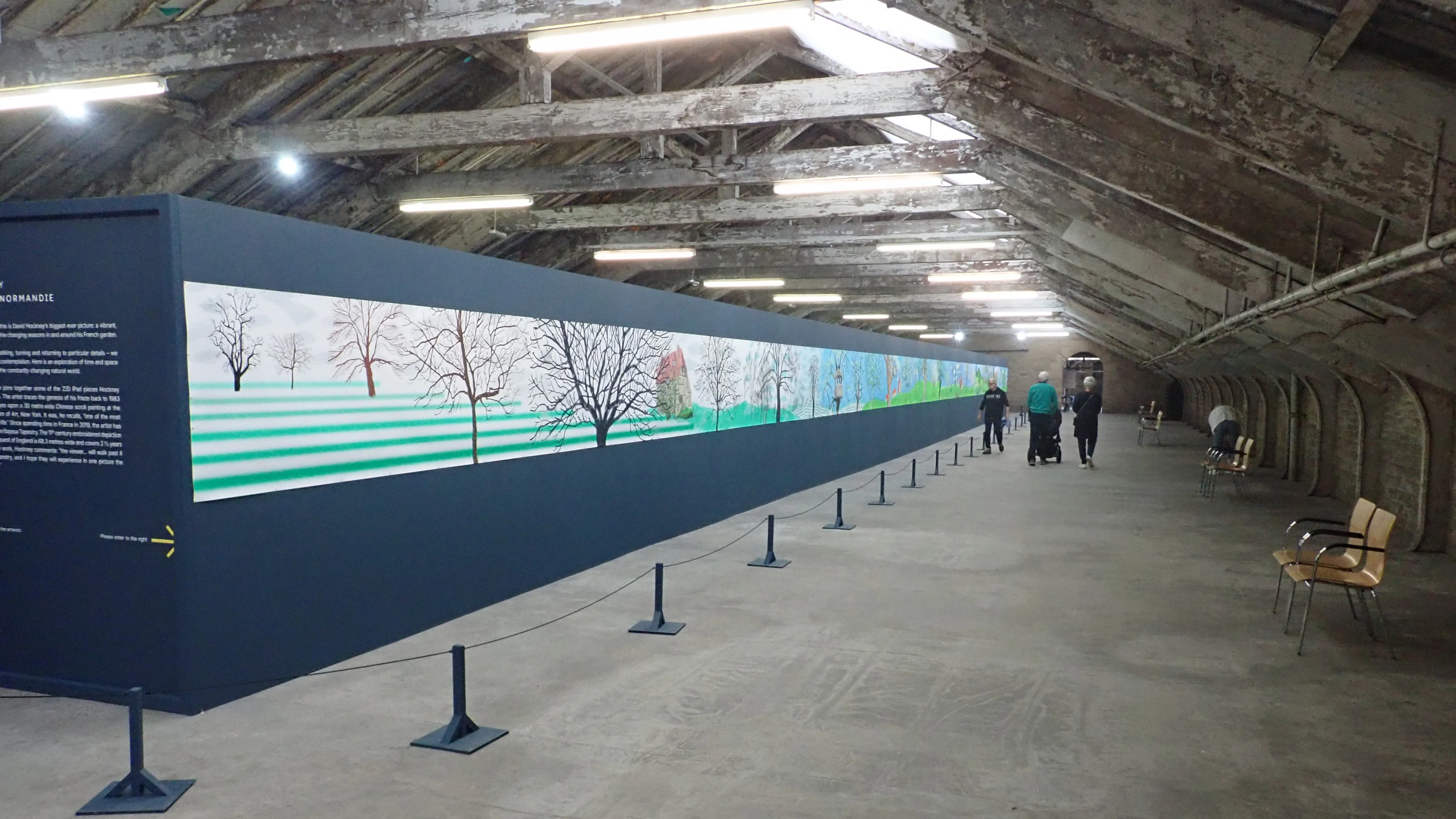 David Hockney exhibition, Salt Mill, Yorkshire, UK — photo by Jim Bennett