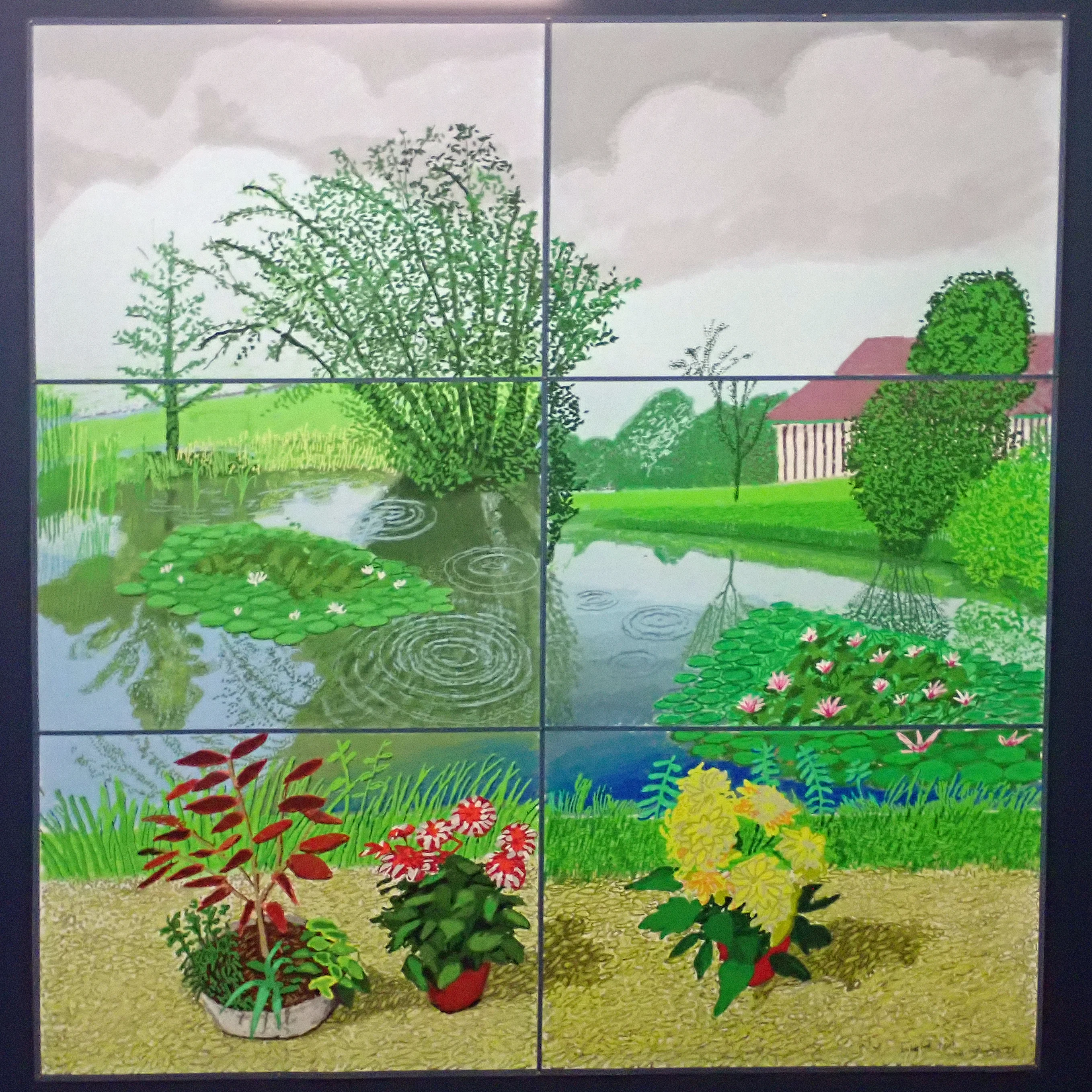 David Hockney exhibition, Salt Mill, Yorkshire, UK — photo by Jim Bennett