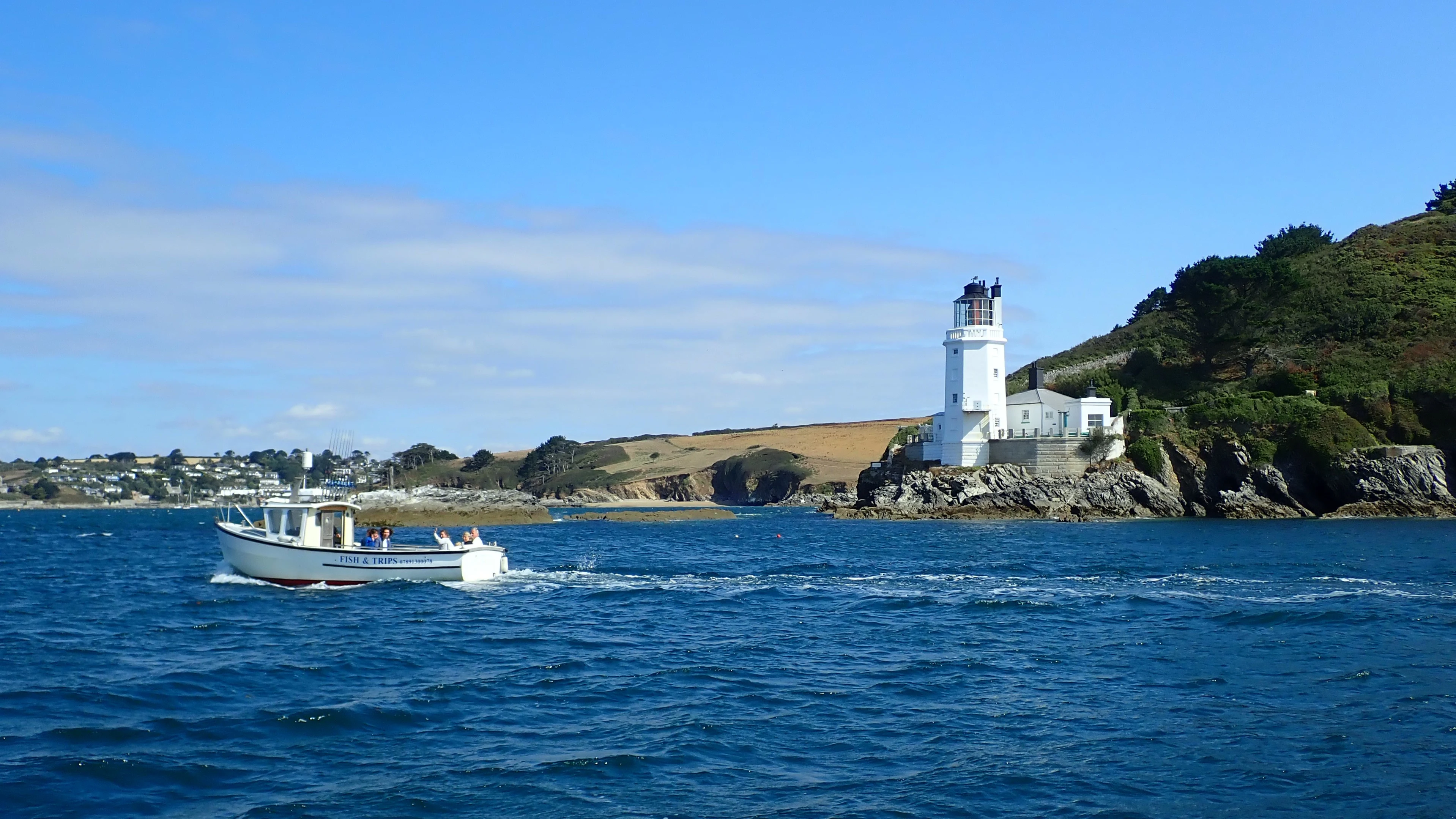 St Anthony Lighthouse, Falmouth Bay, Cornwall, UK — photo by Jim Bennett
