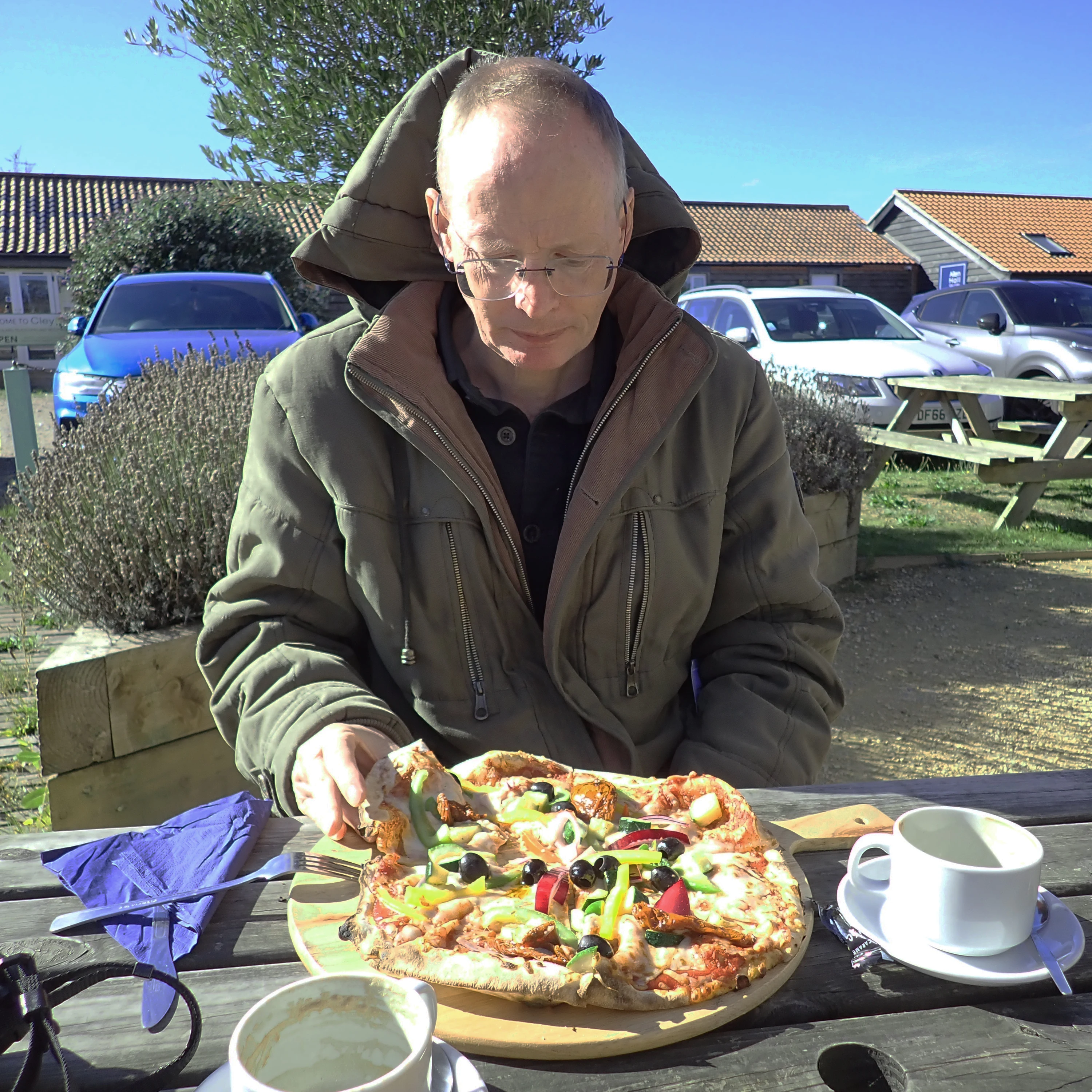 Adam, Cafe Cley, Norfolk, UK — photo by Jim Bennett