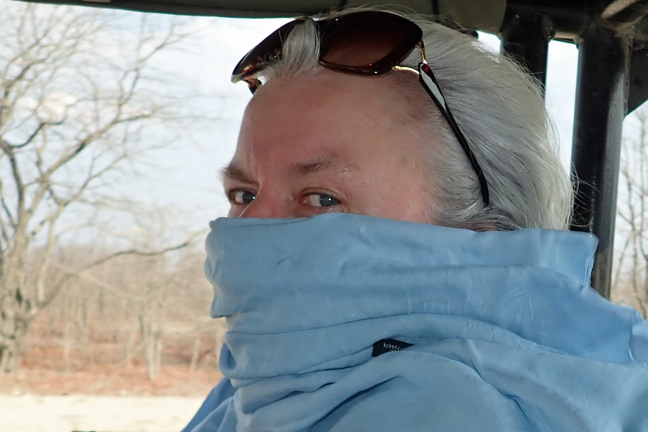 Caroline, Maun to Khwai road, Botswana — photo by Jim Bennett