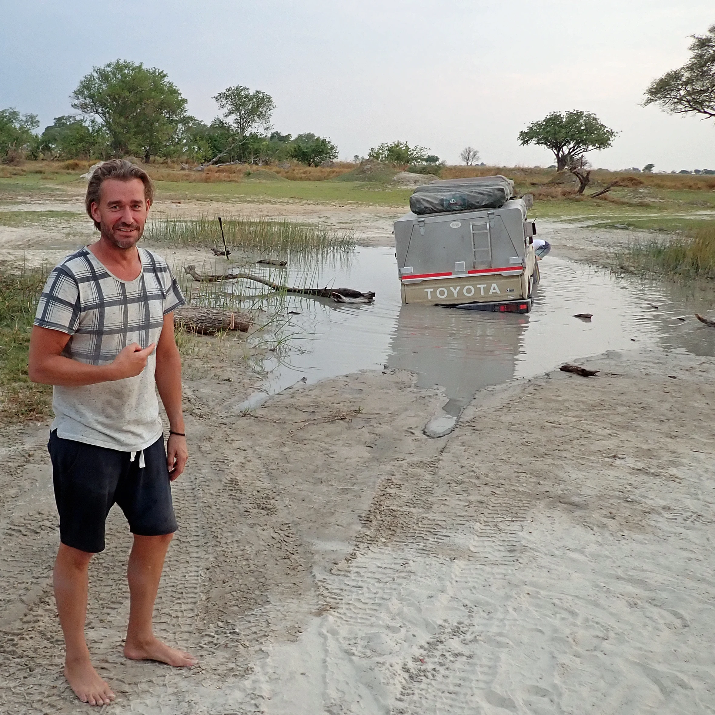 Rescue mission, Moremi Game Reserve, Botswana — photo by Jim Bennett