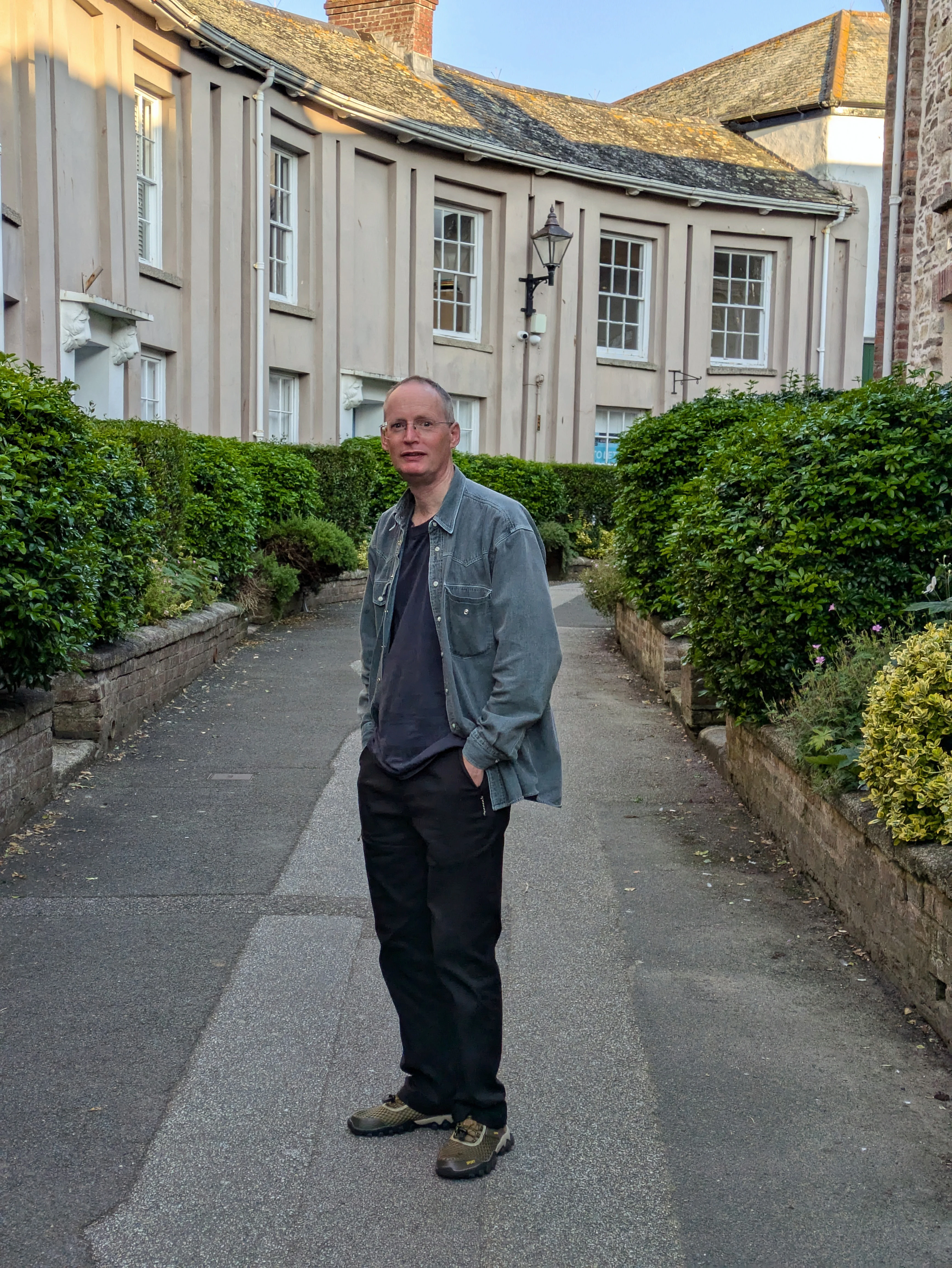 Adam in Walsingham Place, Truro, Cornwall, UK — photo by Jim Bennett