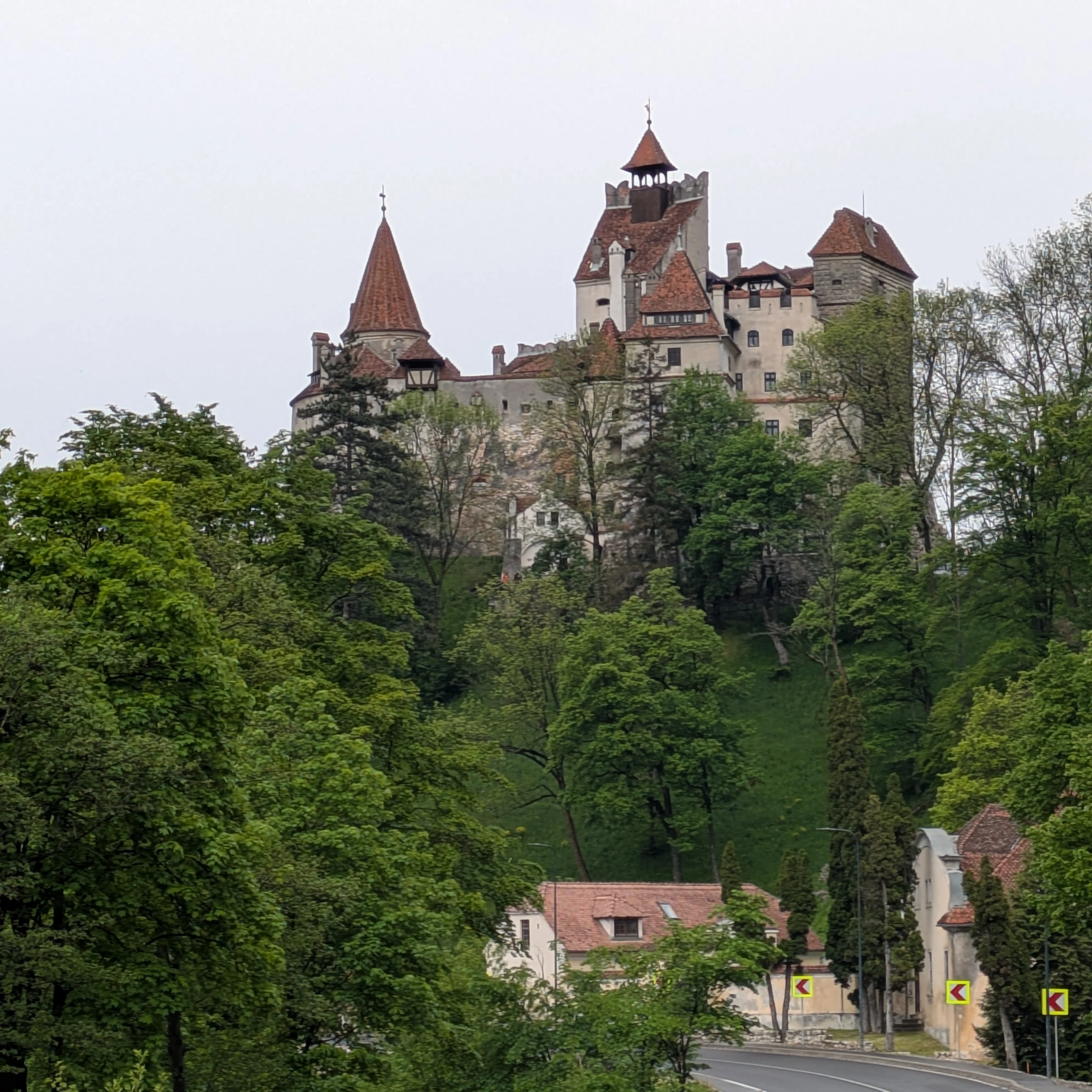 Bran castle, Bran, Transylvania, Romania — photo by Jim Bennett