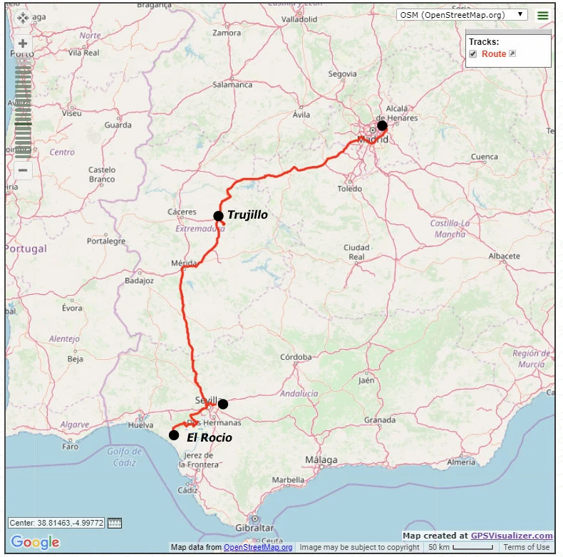 Route, Extremadura, Spain — photo by Jim Bennett