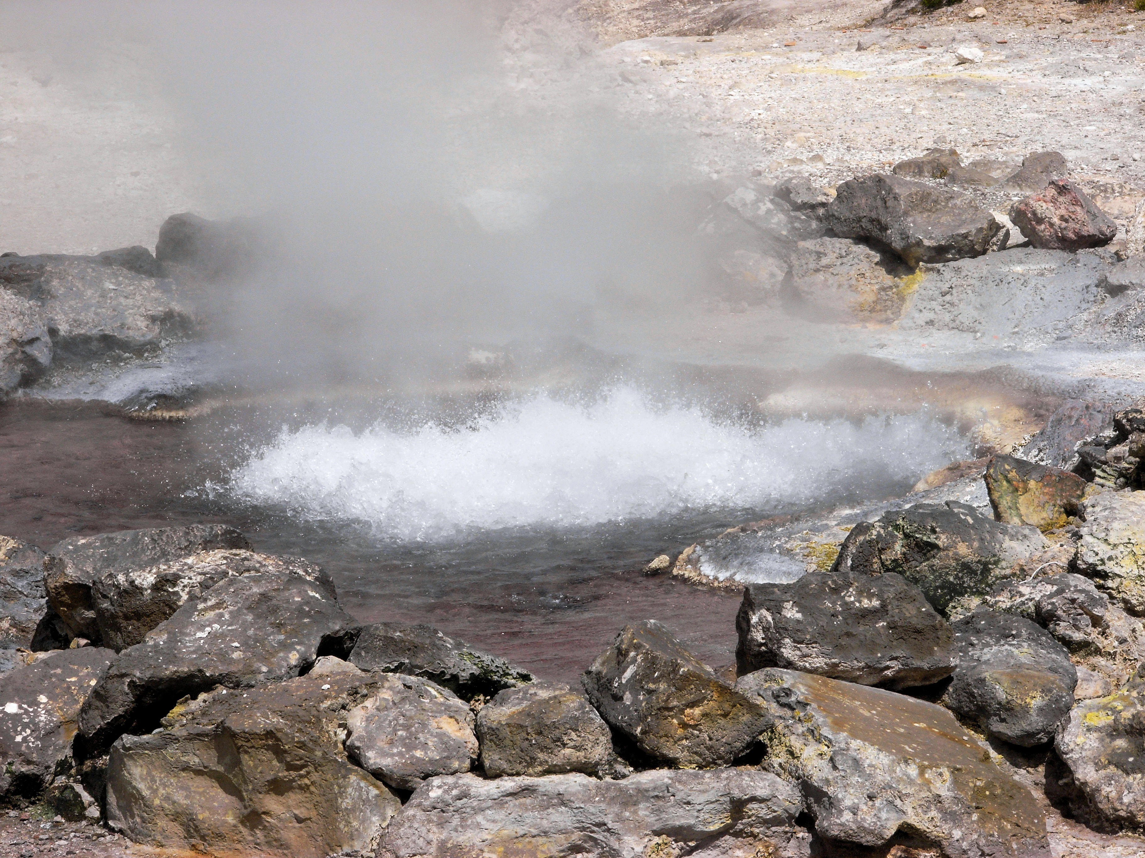 Hot springs, Furnas, Azores, Portugal — photo by Jim Bennett