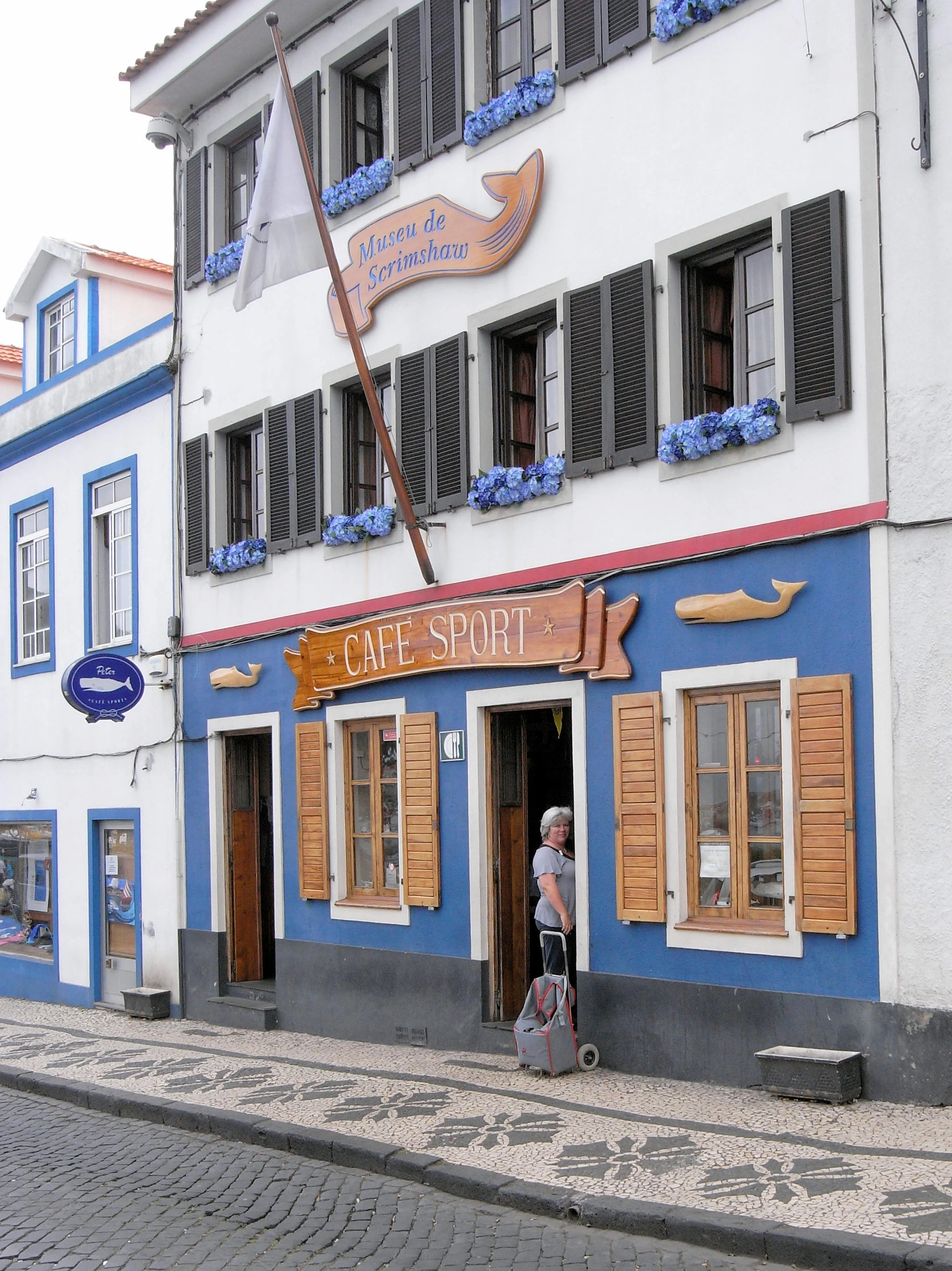 Peter's Cafe Sport Bar, Horta, Azores, Portugal — photo by Jim Bennett