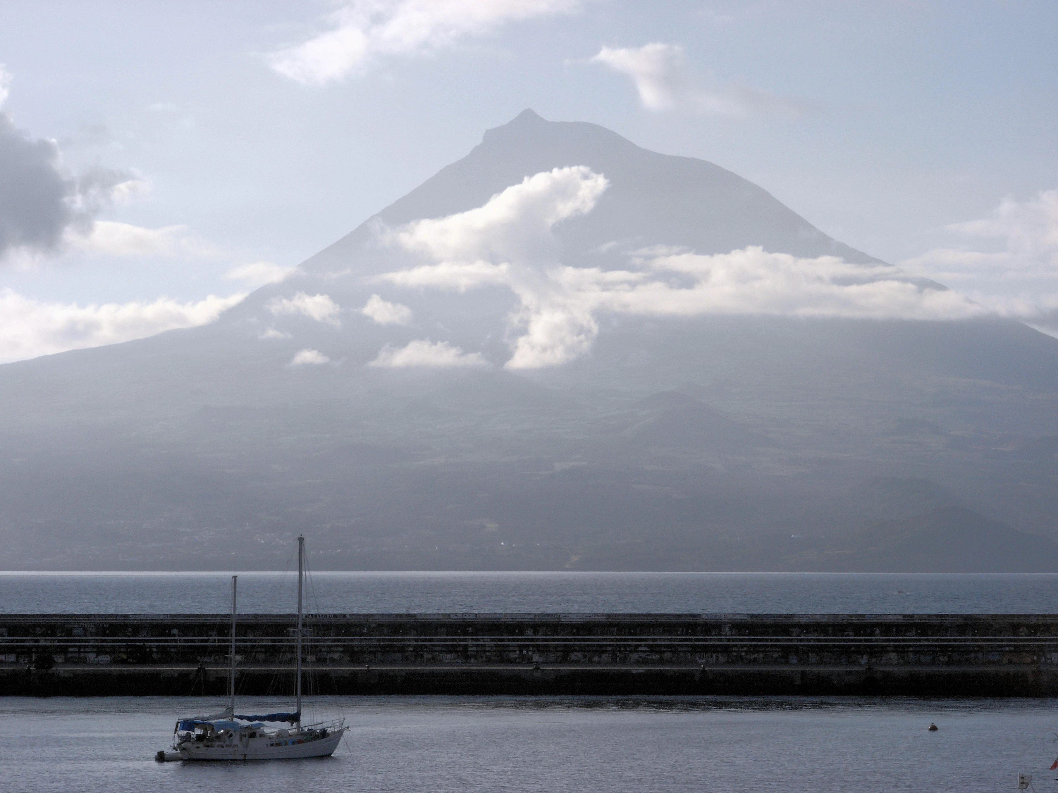 View of Pico, Horta, Azores, Portugal — photo by Jim Bennett
