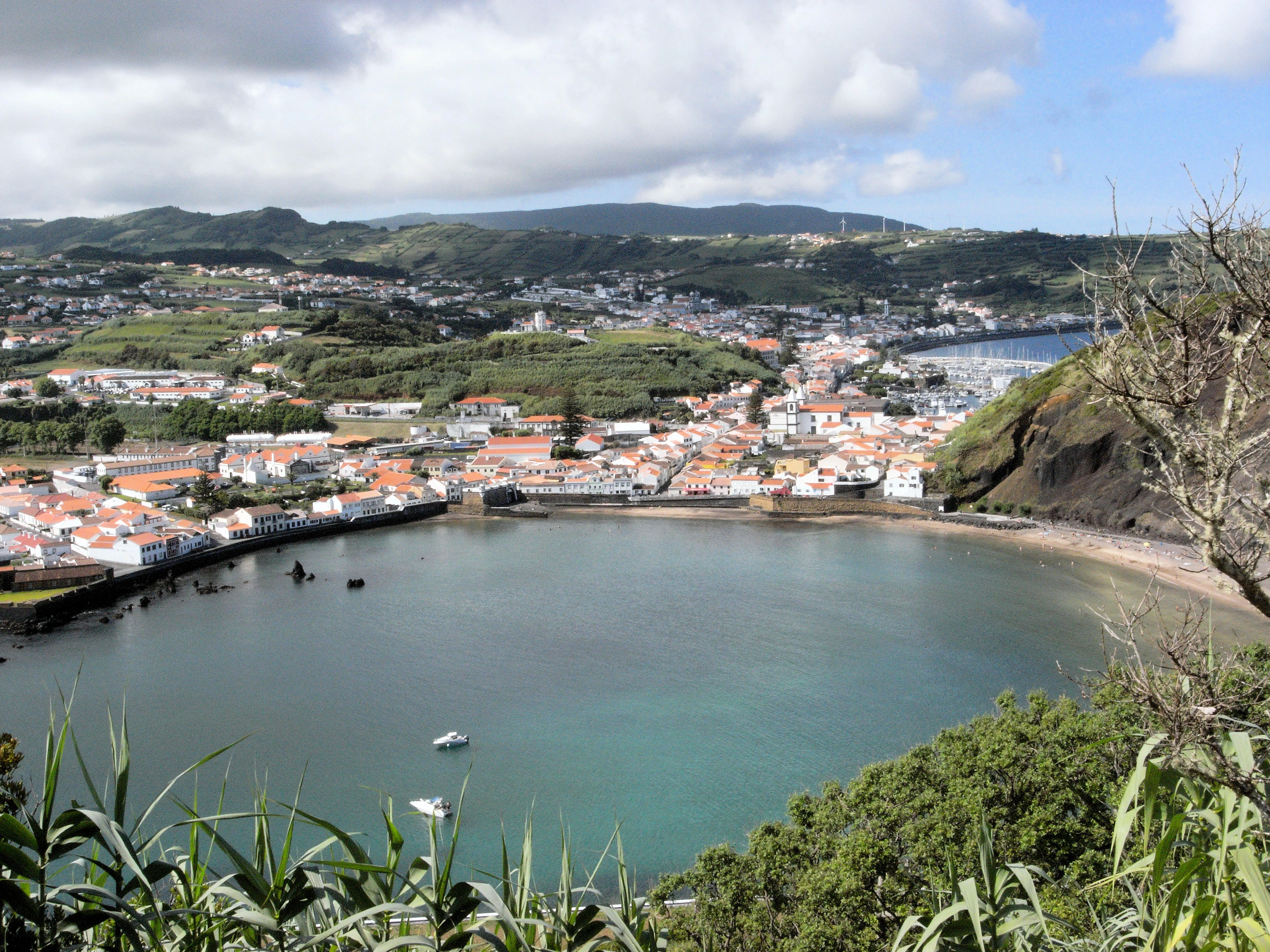 Porto Pim, Azores, Portugal — photo by Jim Bennett