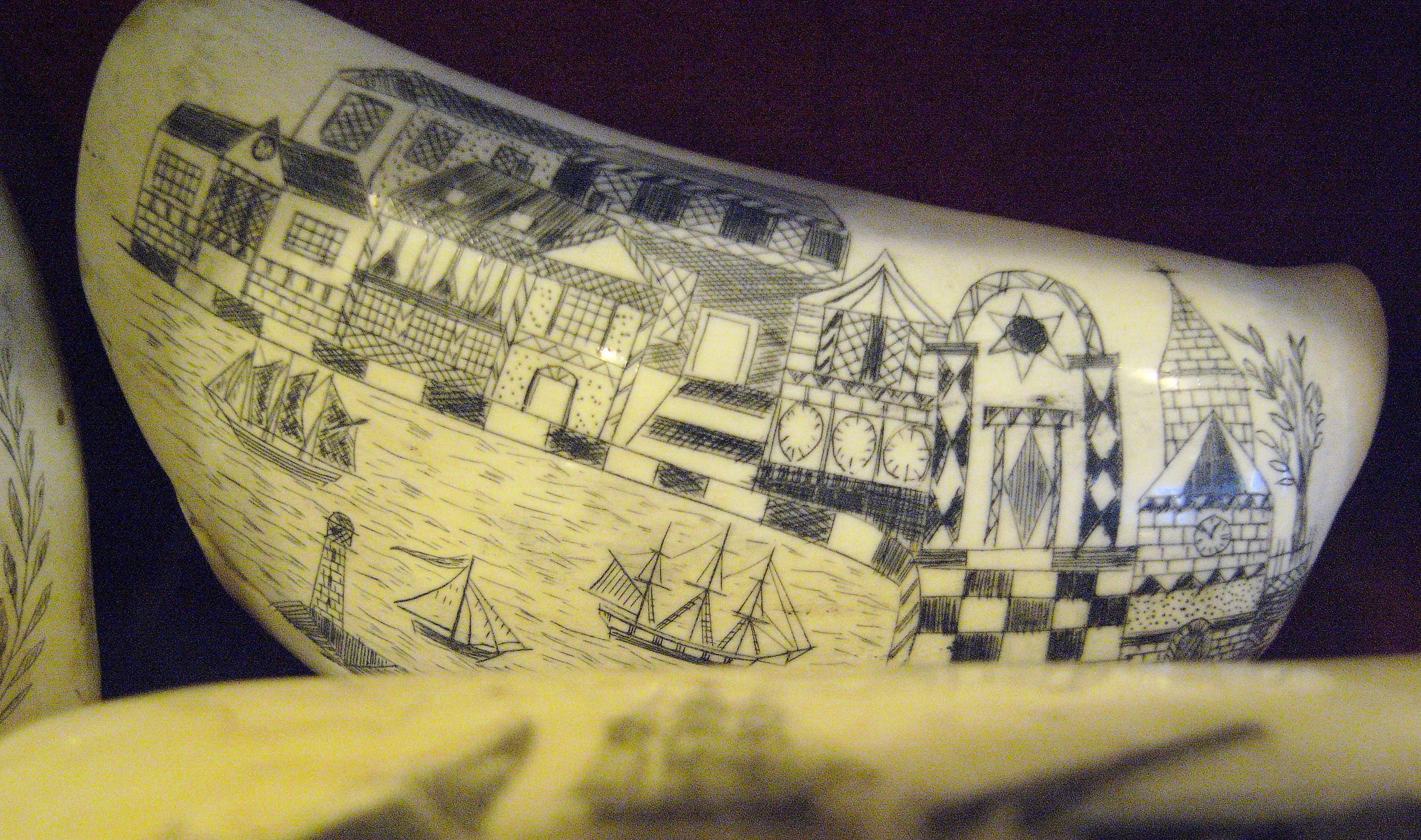 Scrimshaw museum, Horta, Azores, Portugal — photo by Jim Bennett
