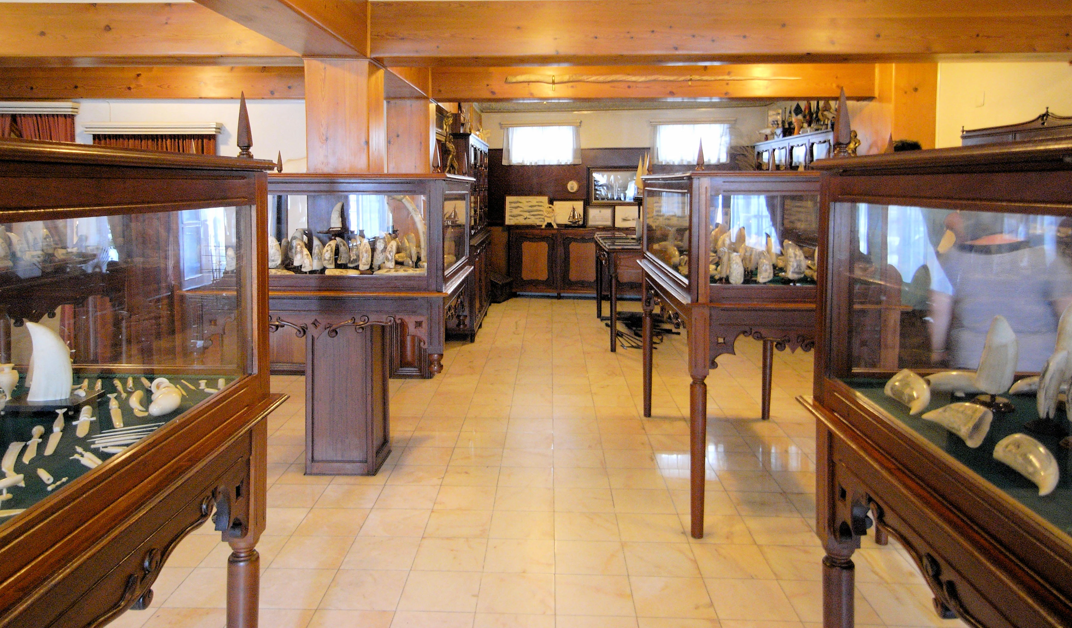 Scrimshaw museum, Horta, Azores, Portugal — photo by Jim Bennett