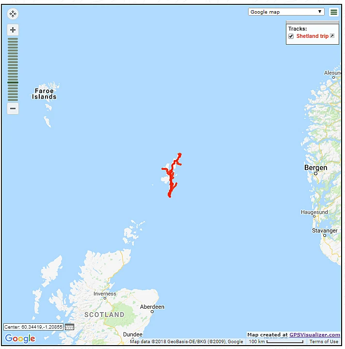 Shetland Map2, Shetland, UK — photo by Jim Bennett