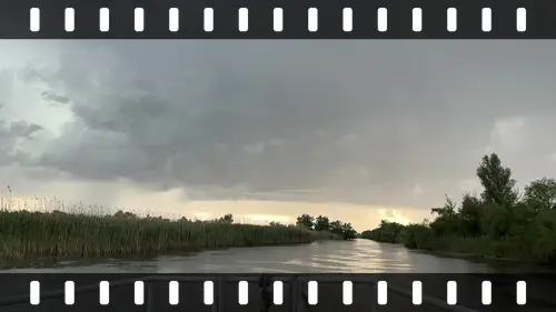 Lightning in the delta, Danube Delta, Romania — photo by Orlando Prugel-Bennett