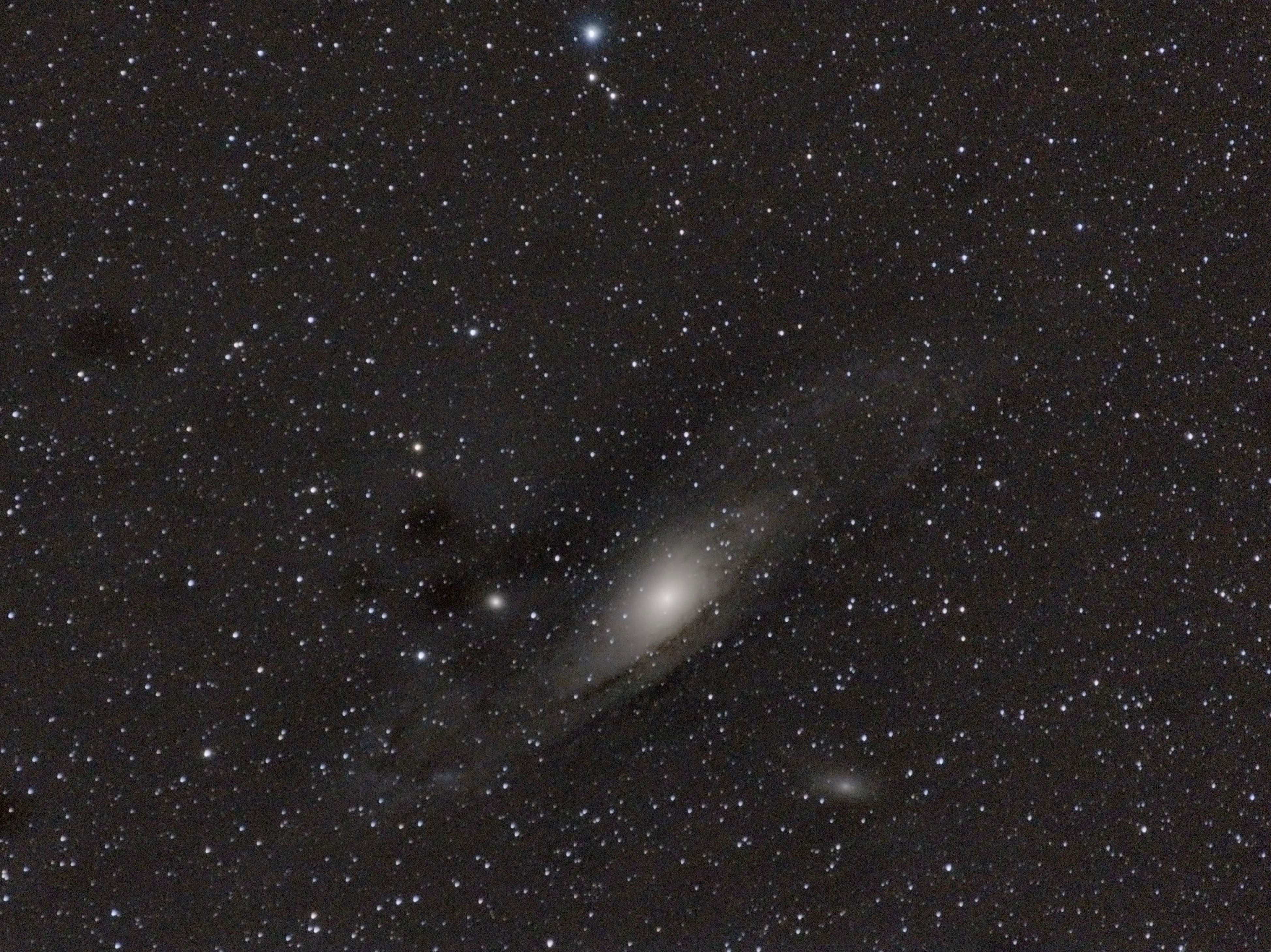 Andromeda Galaxy, Eling, UK — photo by Orlando Prugel-Bennett